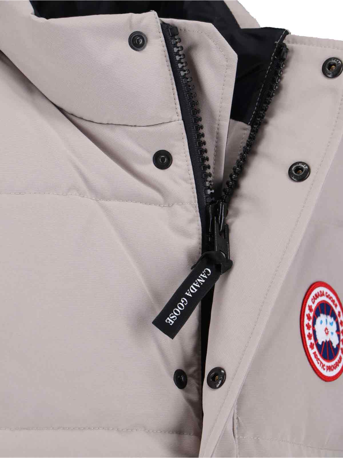 Canada Goose Mens Freestyle Padded Slim-fit Shell-down Gilet Limestone In Pink