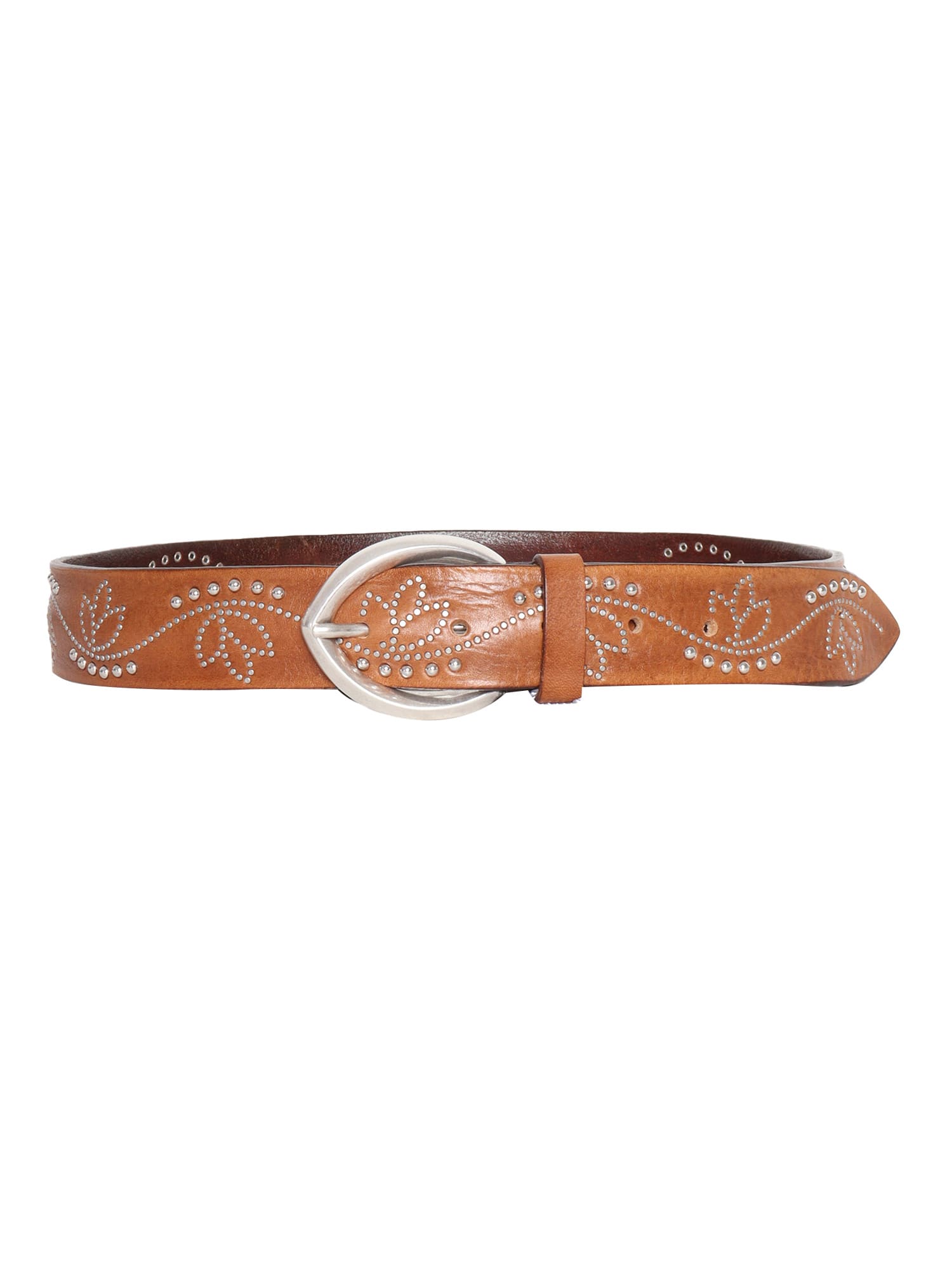 Leather Belt With Studs
