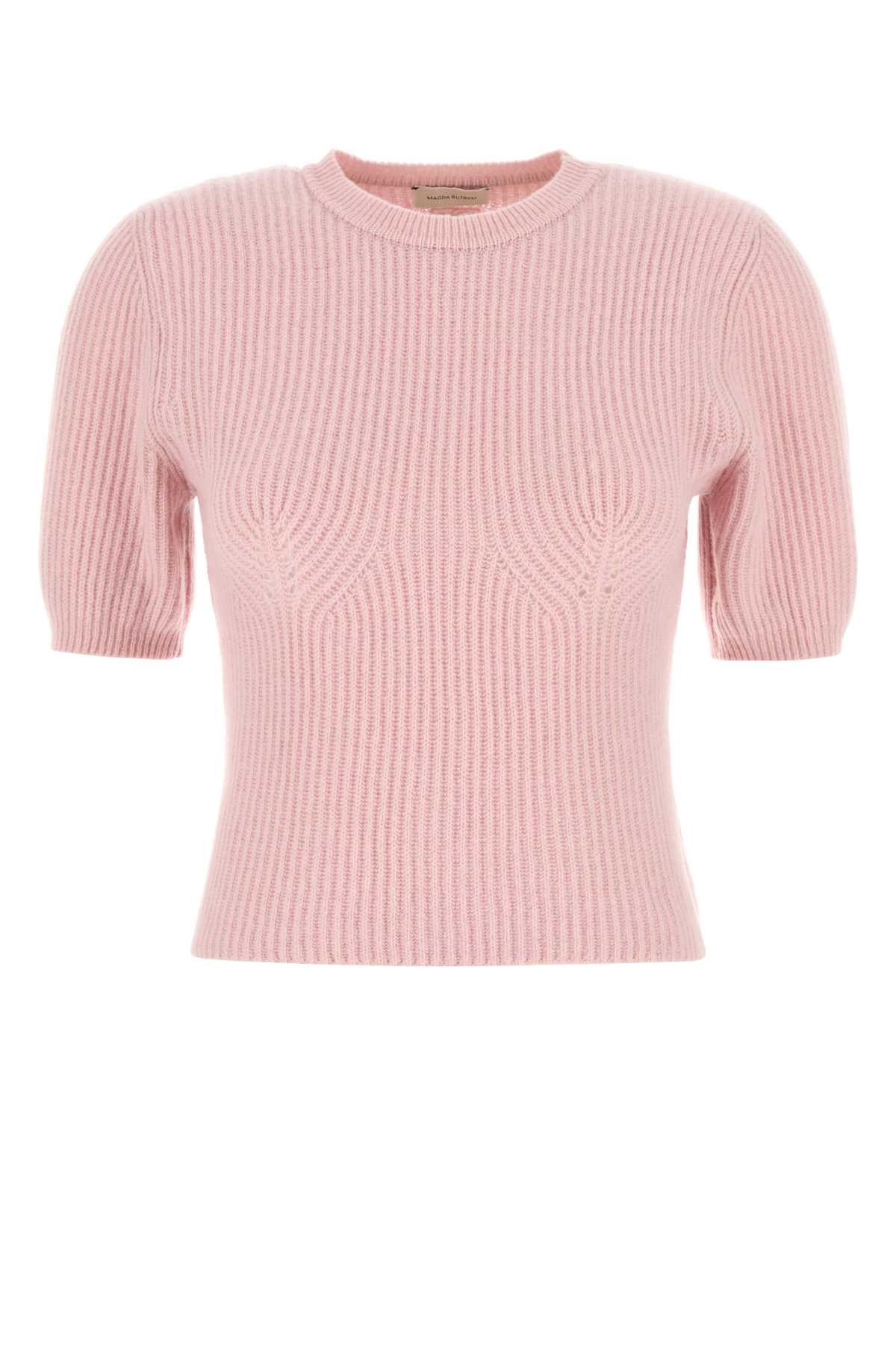 Magda Butrym Stretch Cashmere Crew Neck Sweater