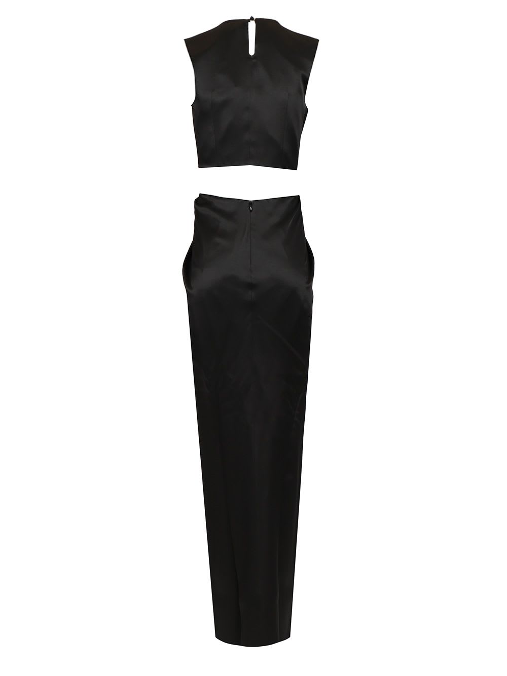 Max Mara Women Panaro Silk Satin Dress In Hourglass
