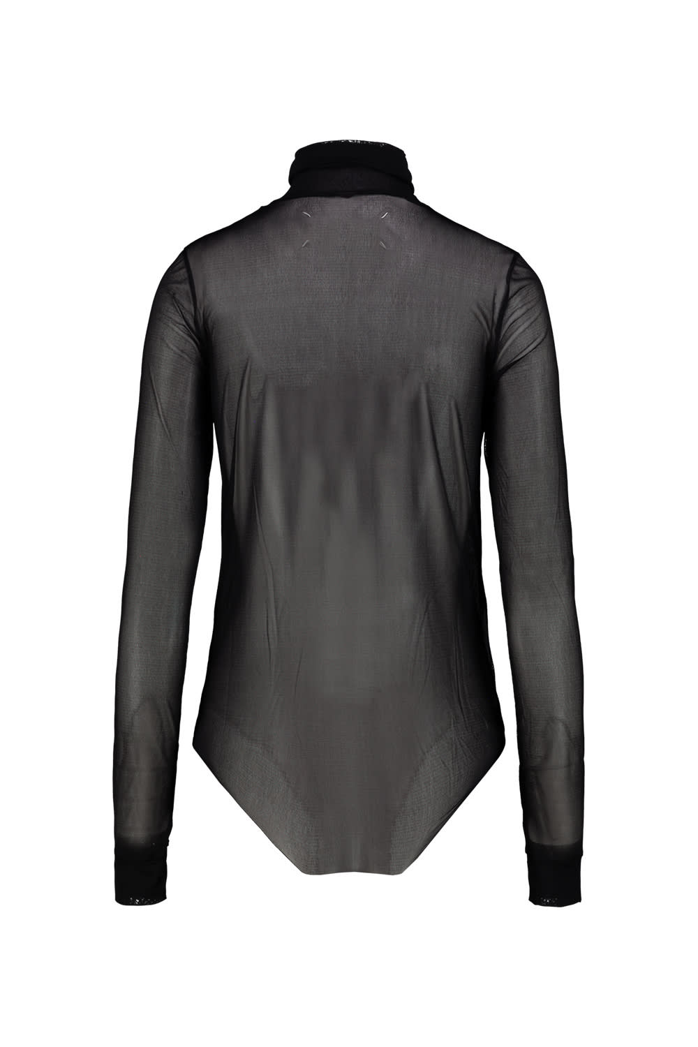 Shop Maison Margiela Turtleneck Bodysuit In Black