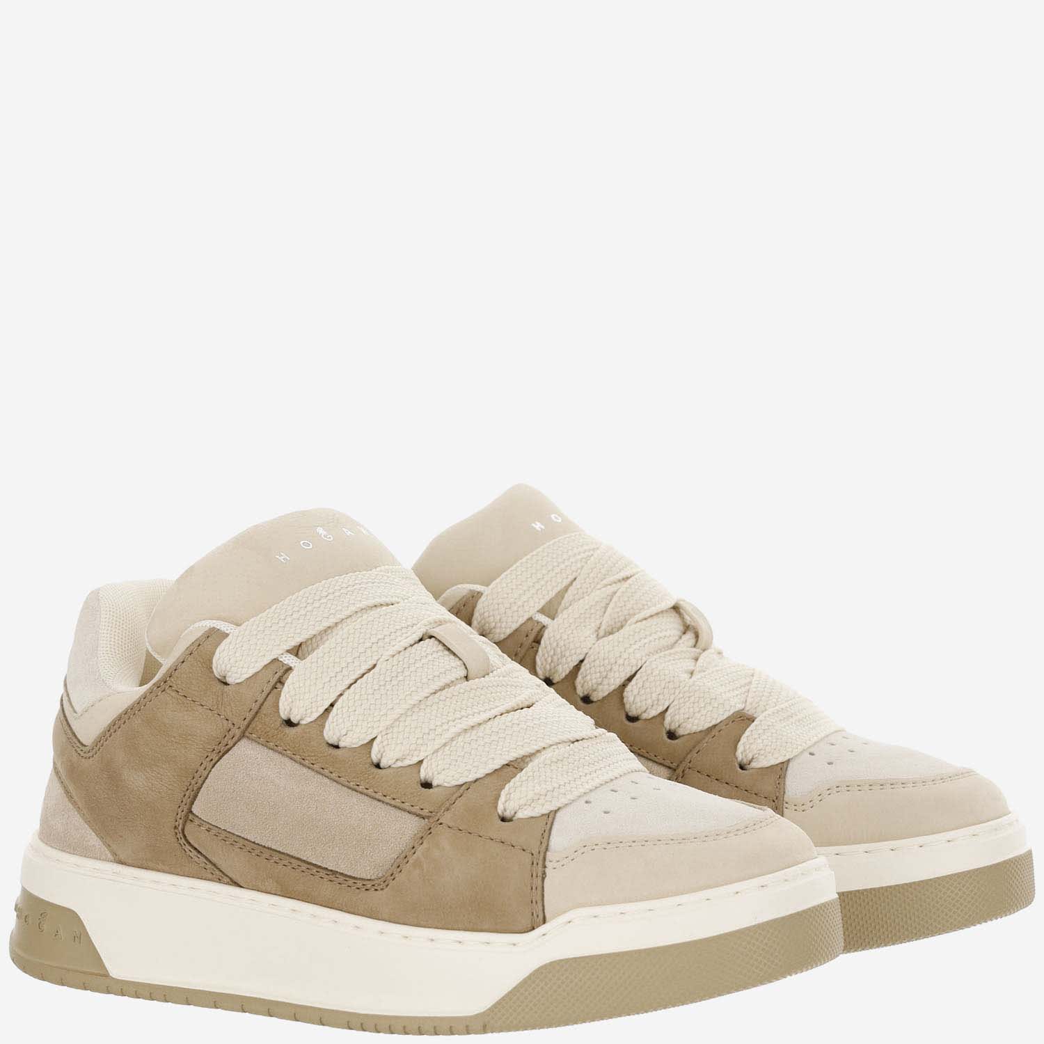 Shop Hogan Chamallow Sneakers In Beige