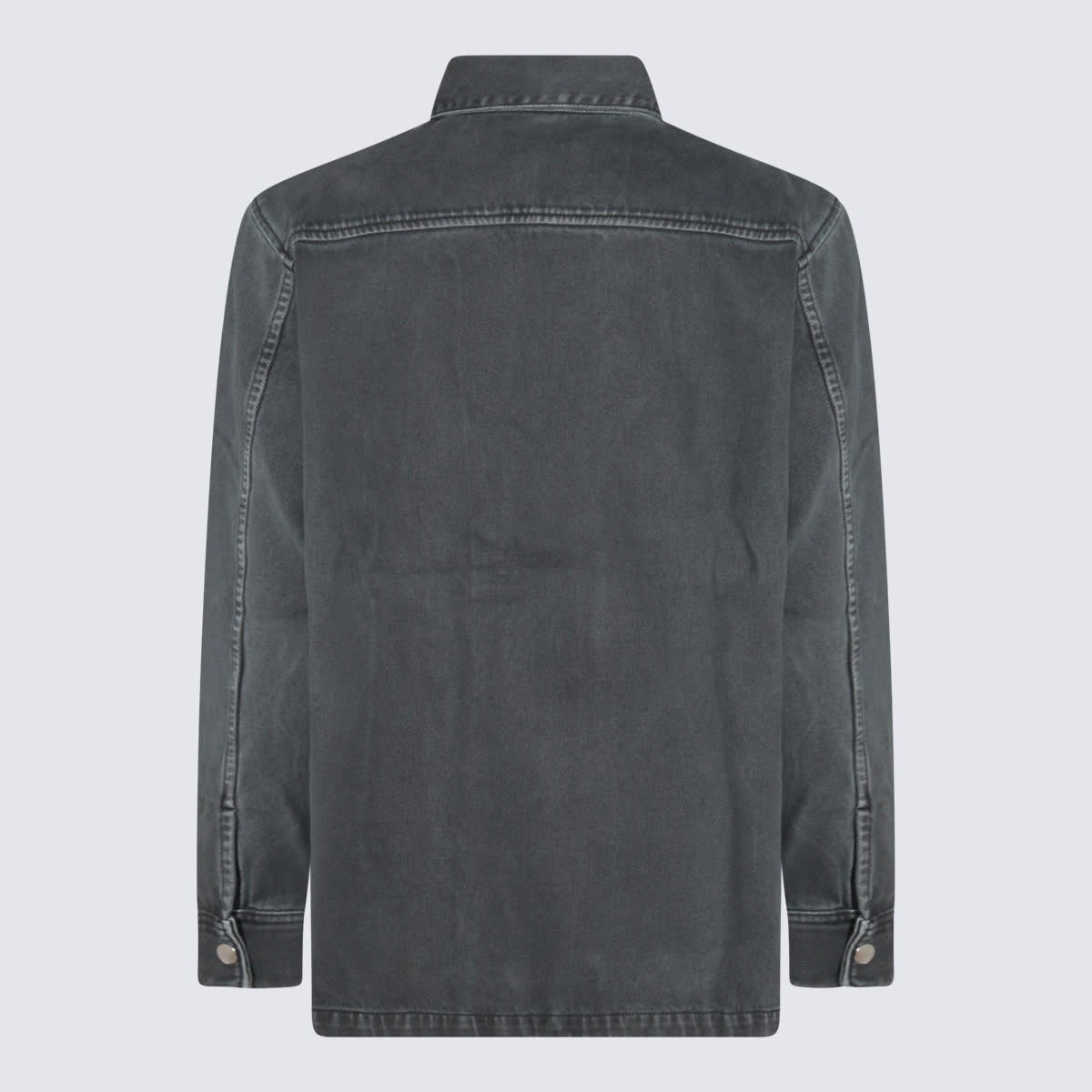 Shop Ami Alexandre Mattiussi Black Cotton Shirt