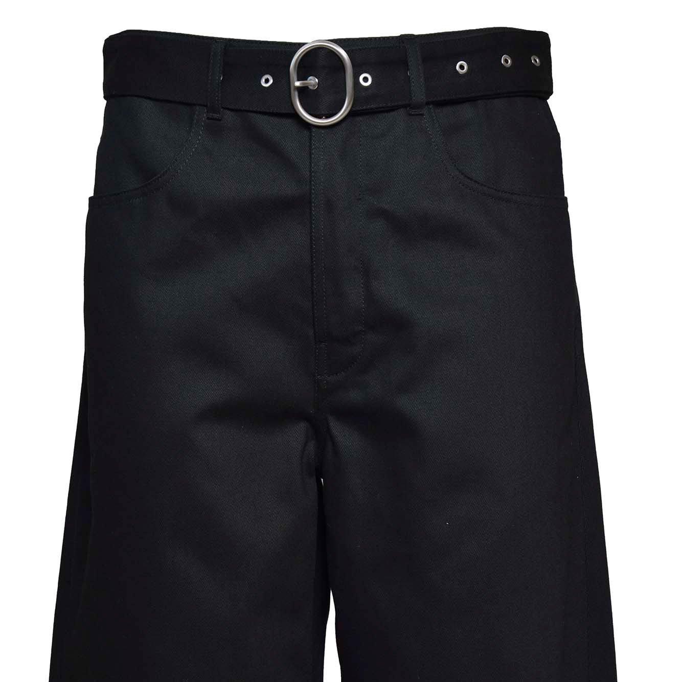 Shop Jil Sander Denim Trousers In Black