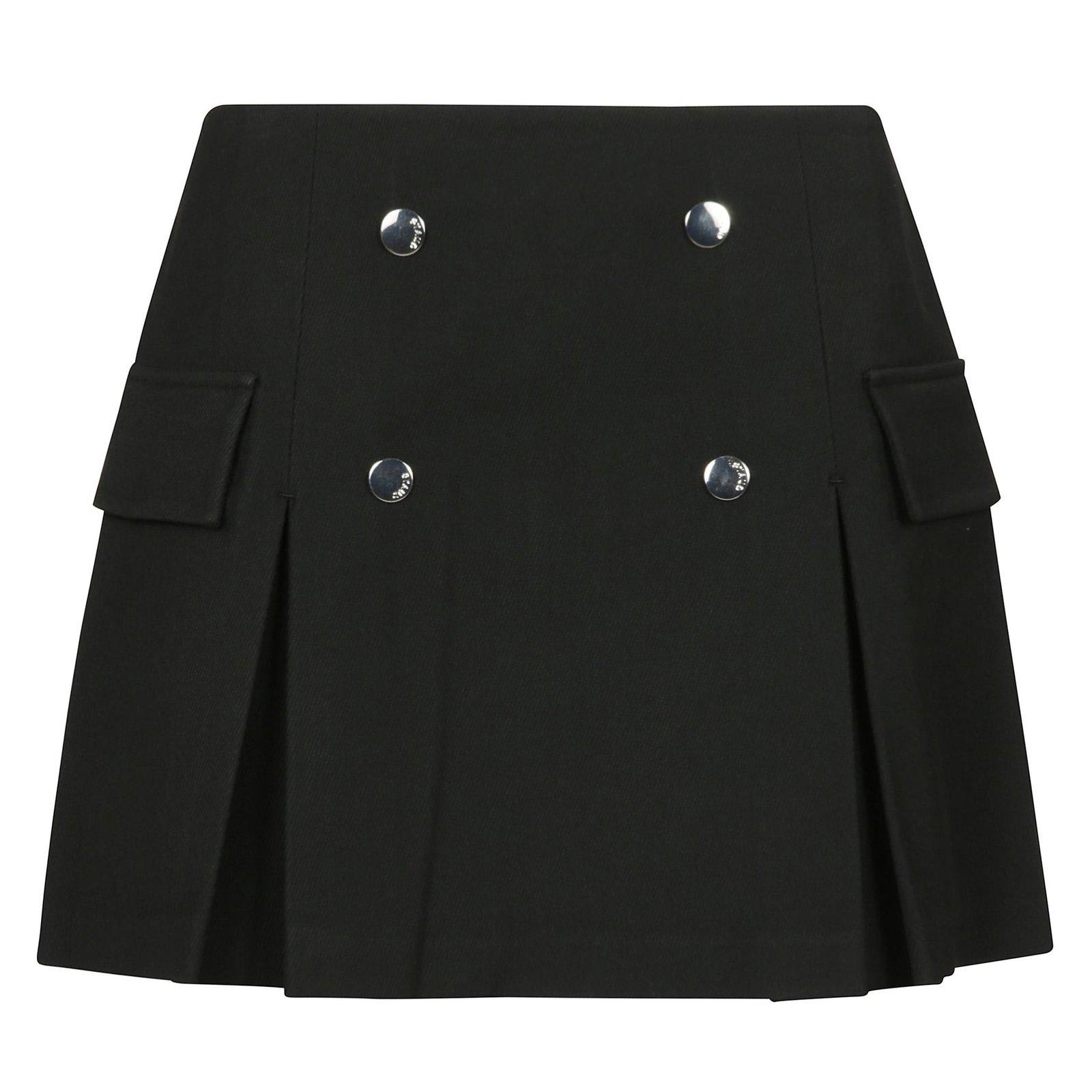 Divison Pleat-detailed Mini Skirt