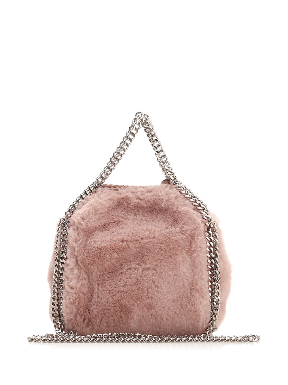 Shop Stella Mccartney Falabella Tiny Hand Bag In Rose