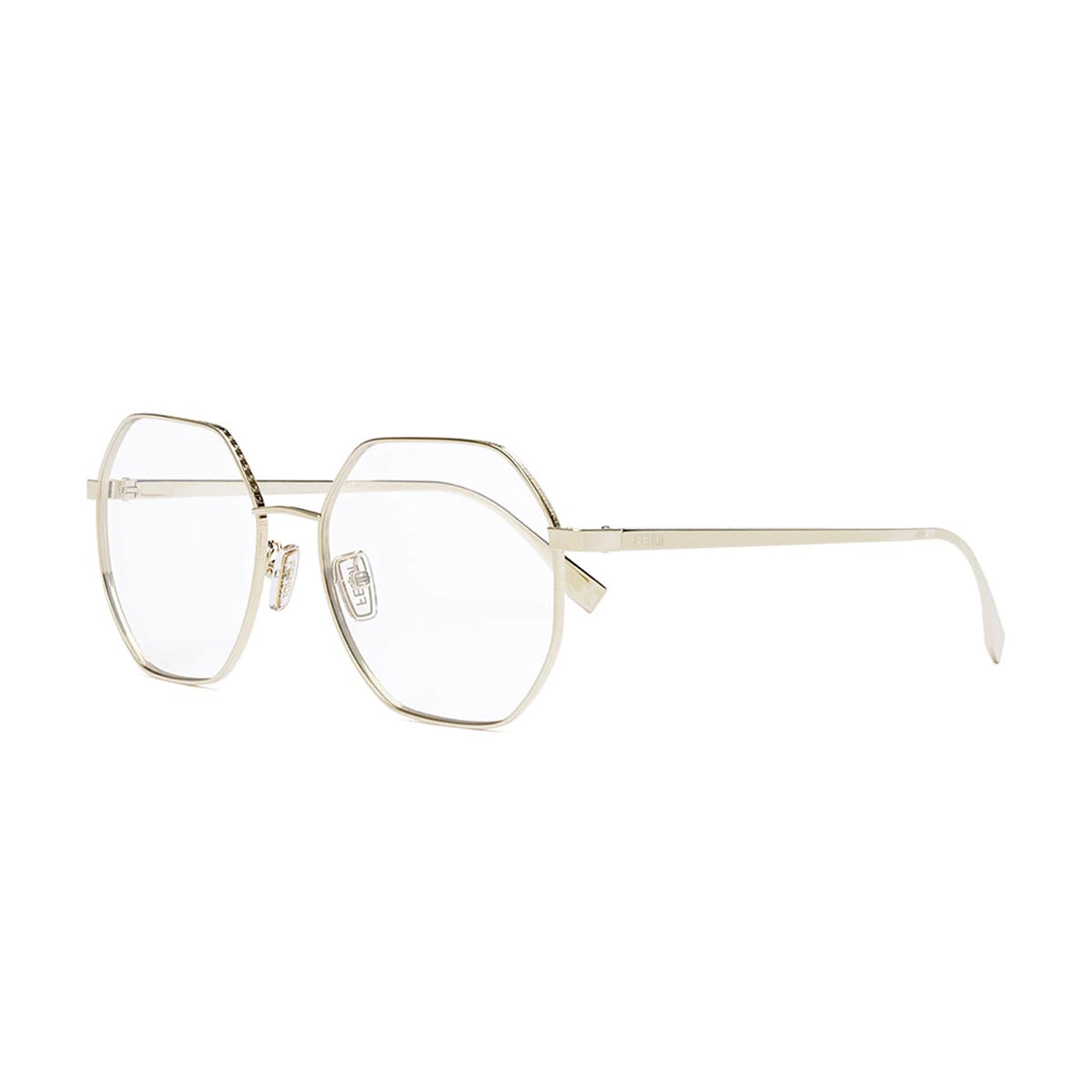 Shop Fendi Fe50053u 030 Glasses In Oro