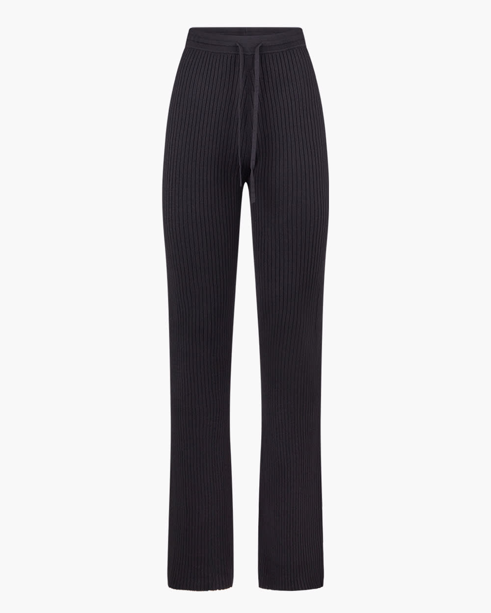 Nanushka Ribbed Cornelie Leggings In Black | ModeSens