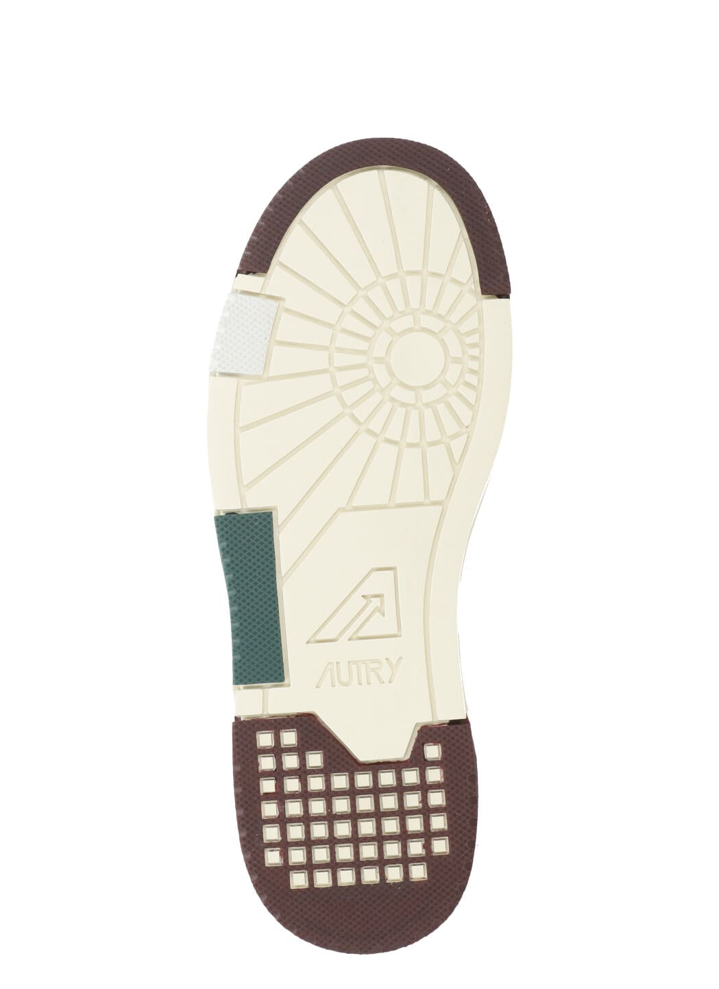 Autry Low Top Leather Sneakers With Raised Sole In Multi