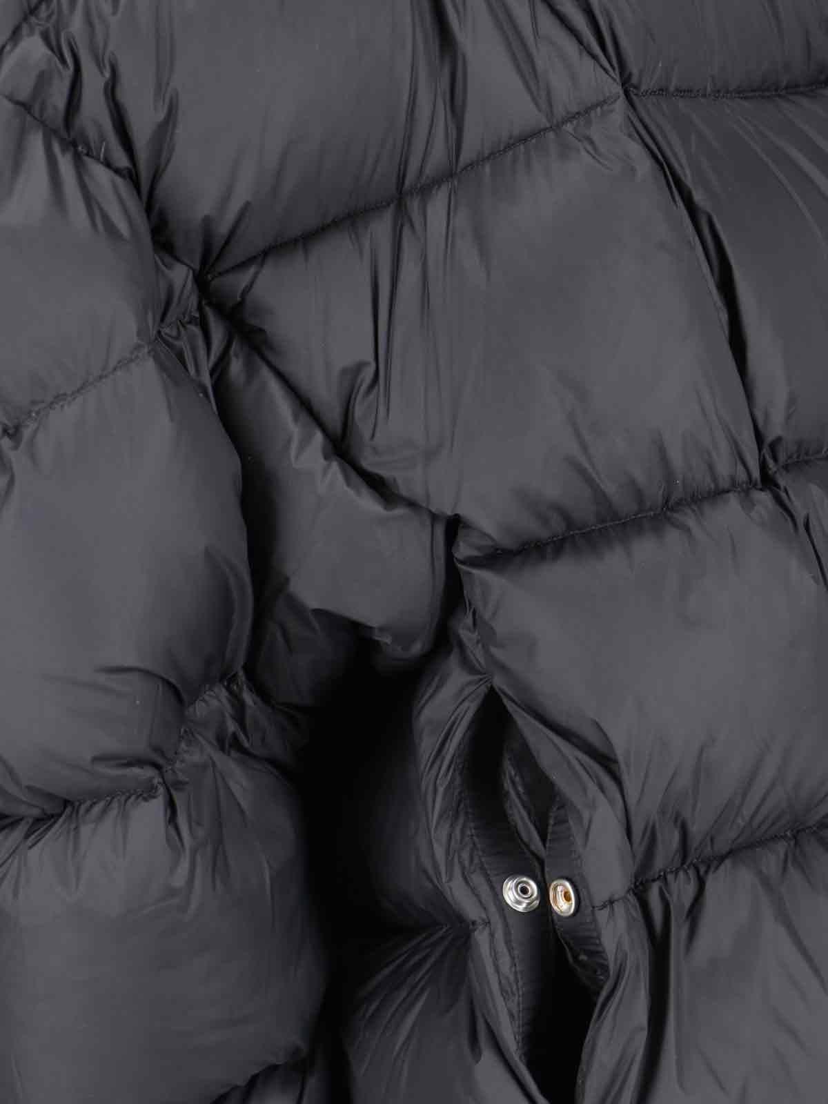 Shop Rick Owens Porterville Jumbo Peter Hooded Down Jacket In Black