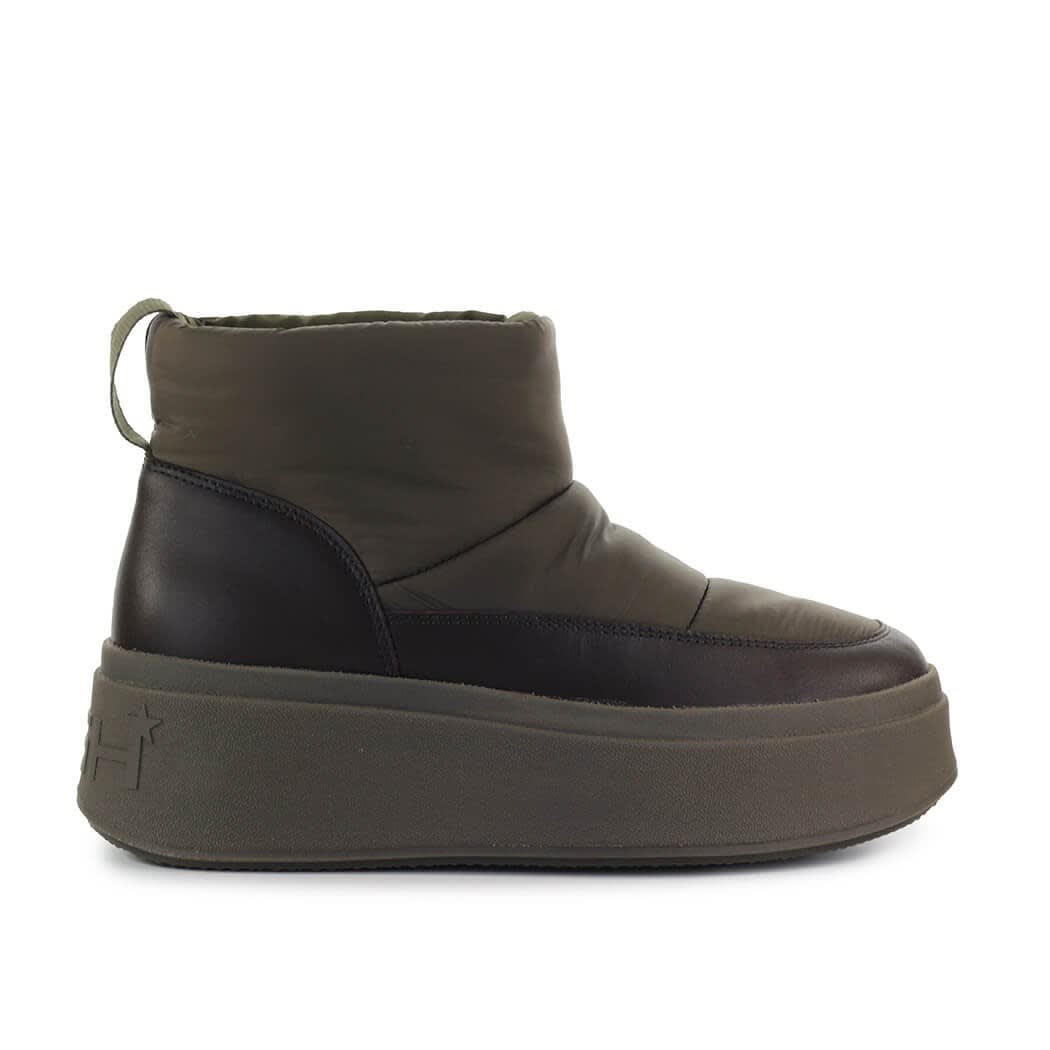 Ash Maxi Military Green Ankle Boot