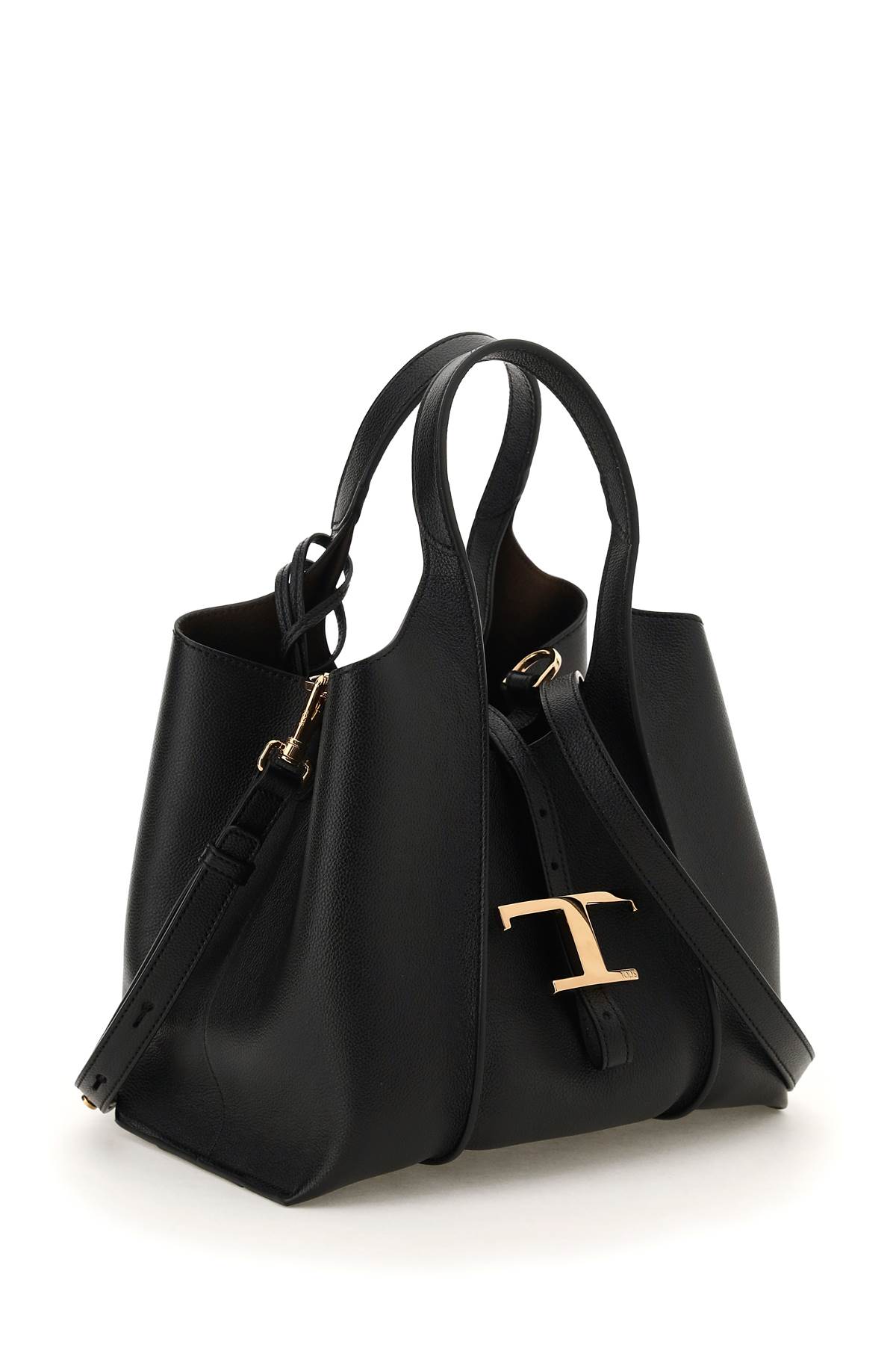 Tod's T Timeless Shopping Bag In Nero (black)