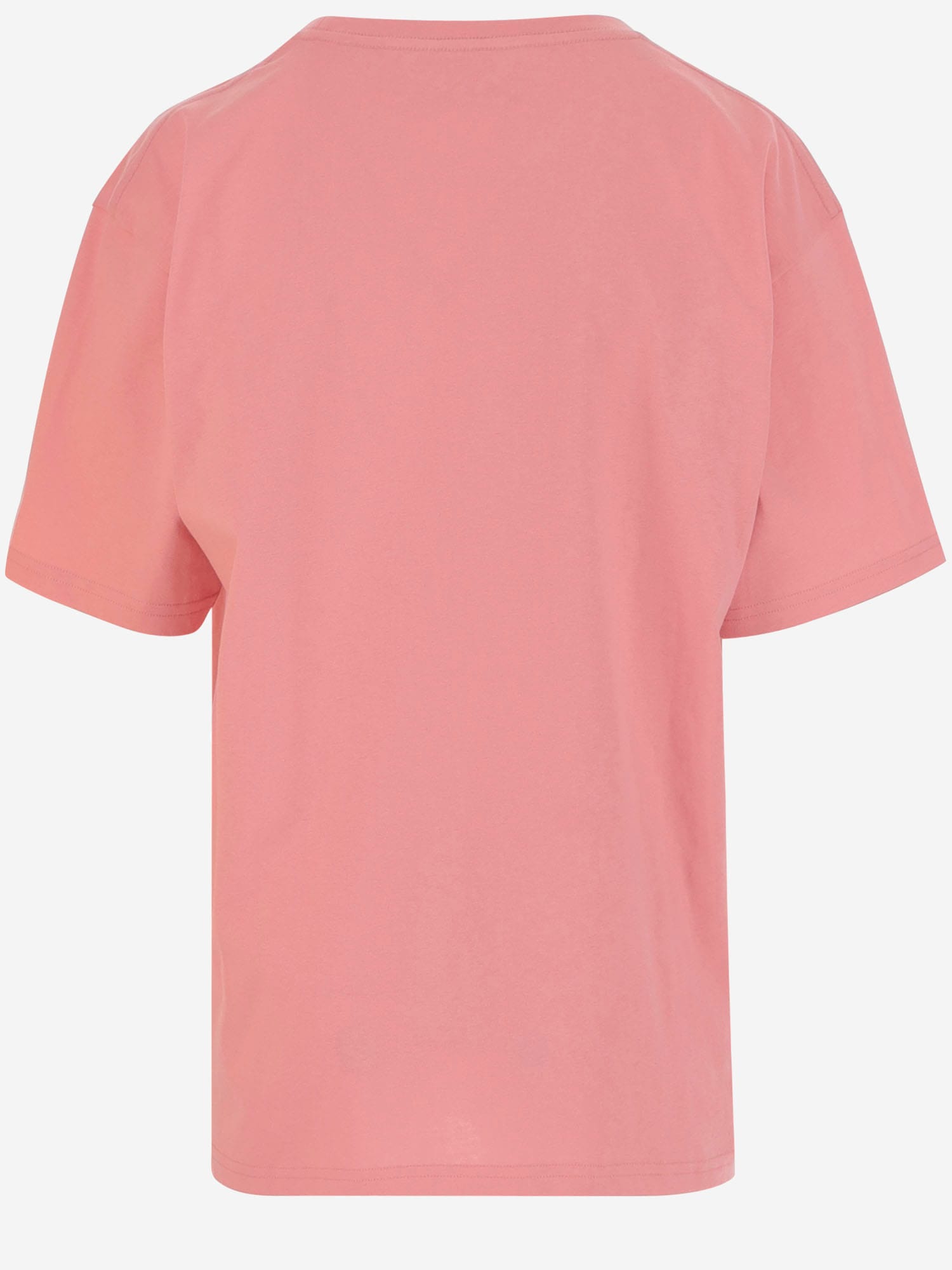 Shop Valentino Chez Print Cotton Jersey T-shirt In Rosa.