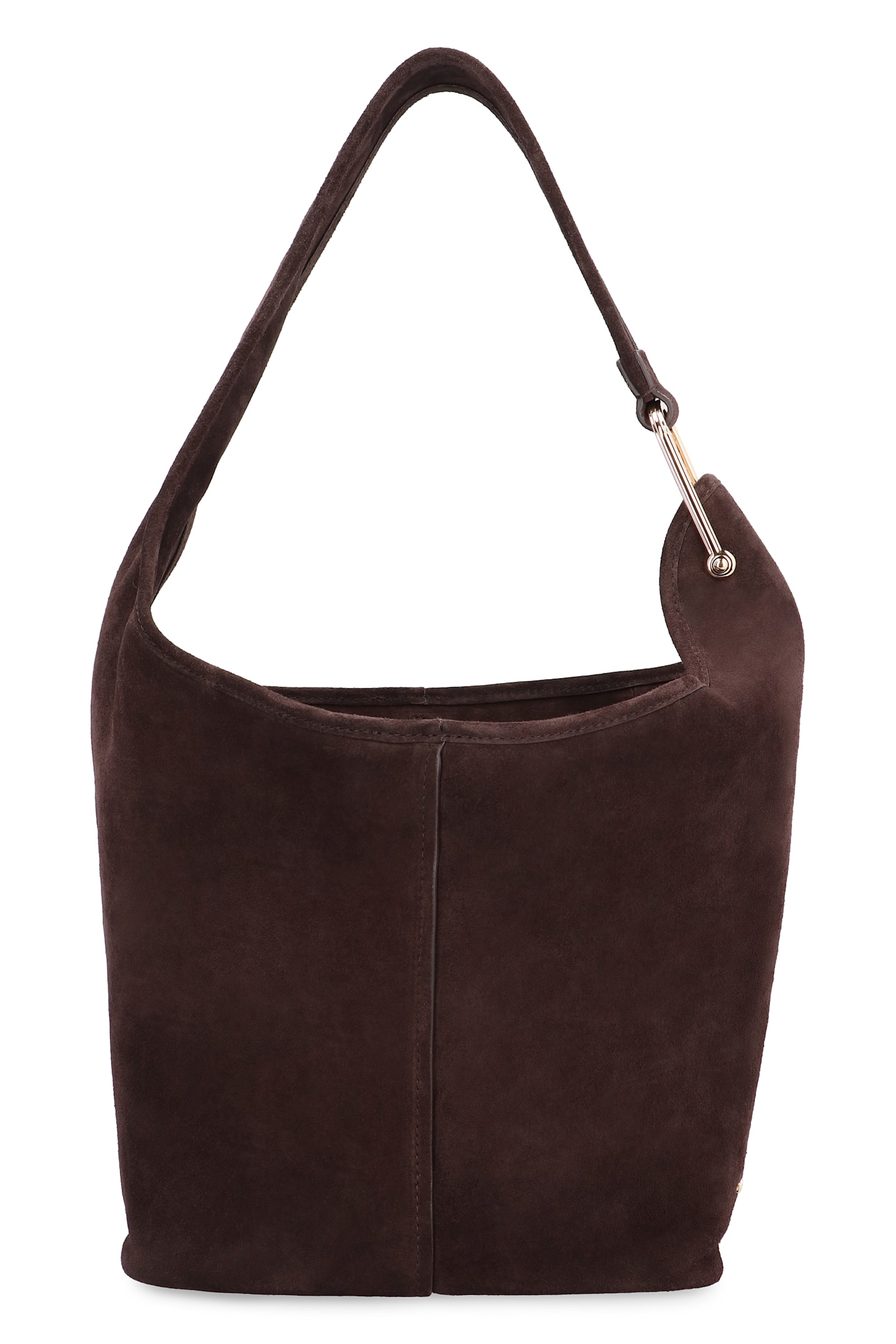 Shop Michael Michael Kors Sonny Suede Bag In Brown