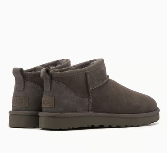 Ugg Australia Classic Ultra Mini Boots In Gray