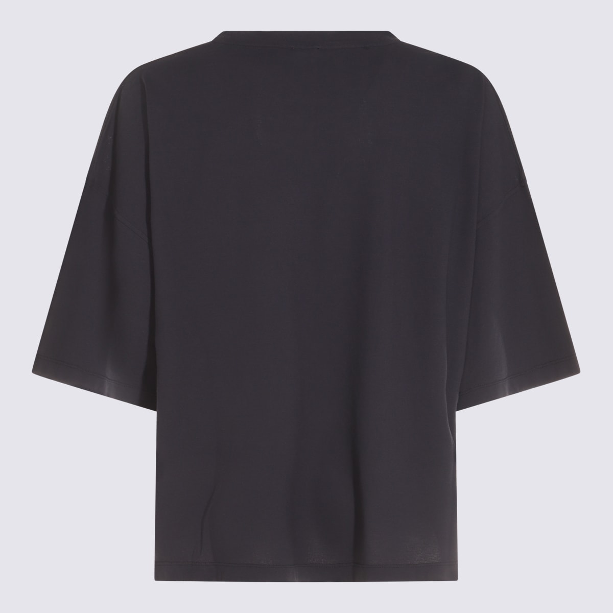 Shop Malo Blue Cotton T-shirt