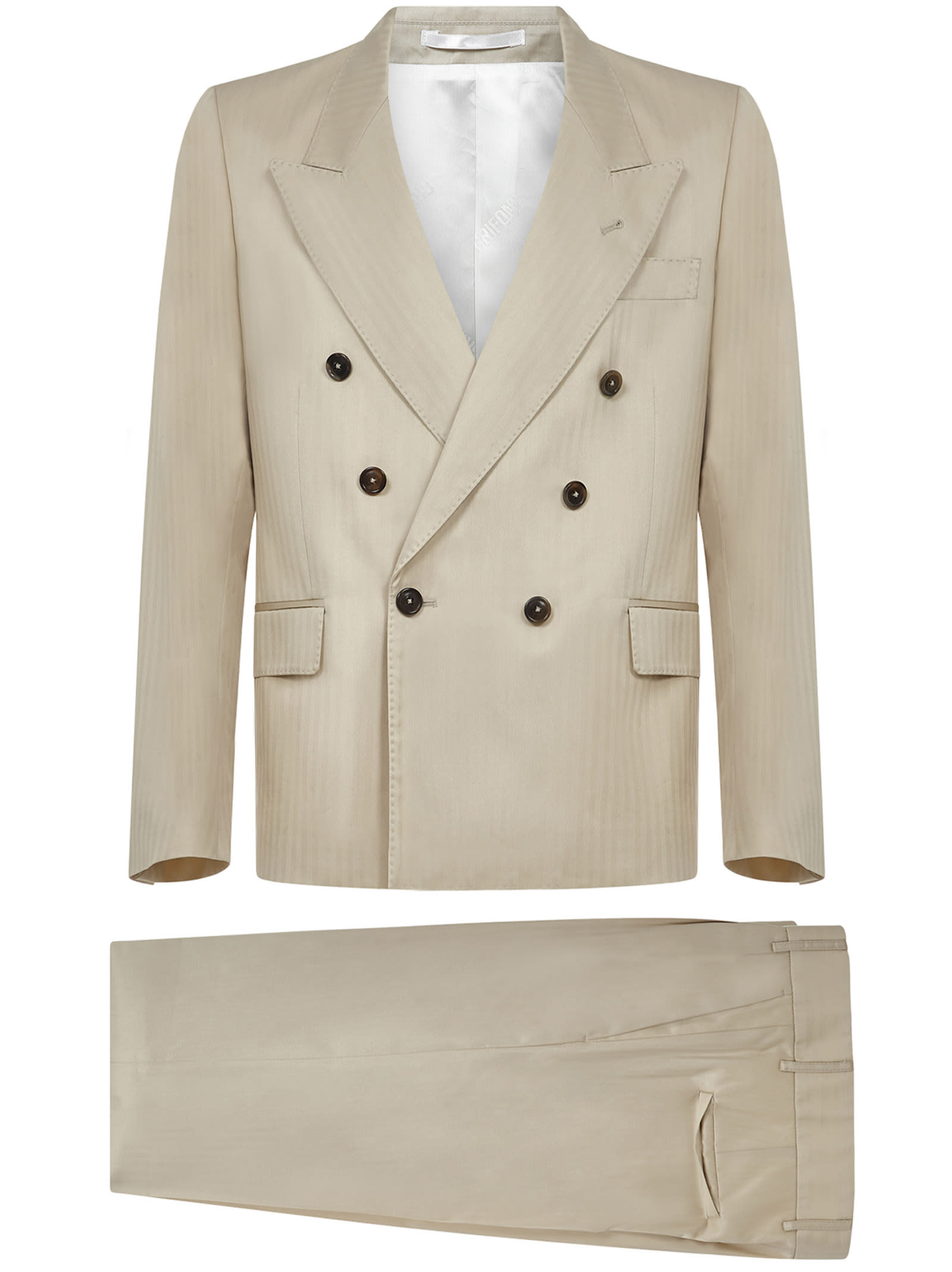 Mauro Grifoni Grifoni Suit In Sand