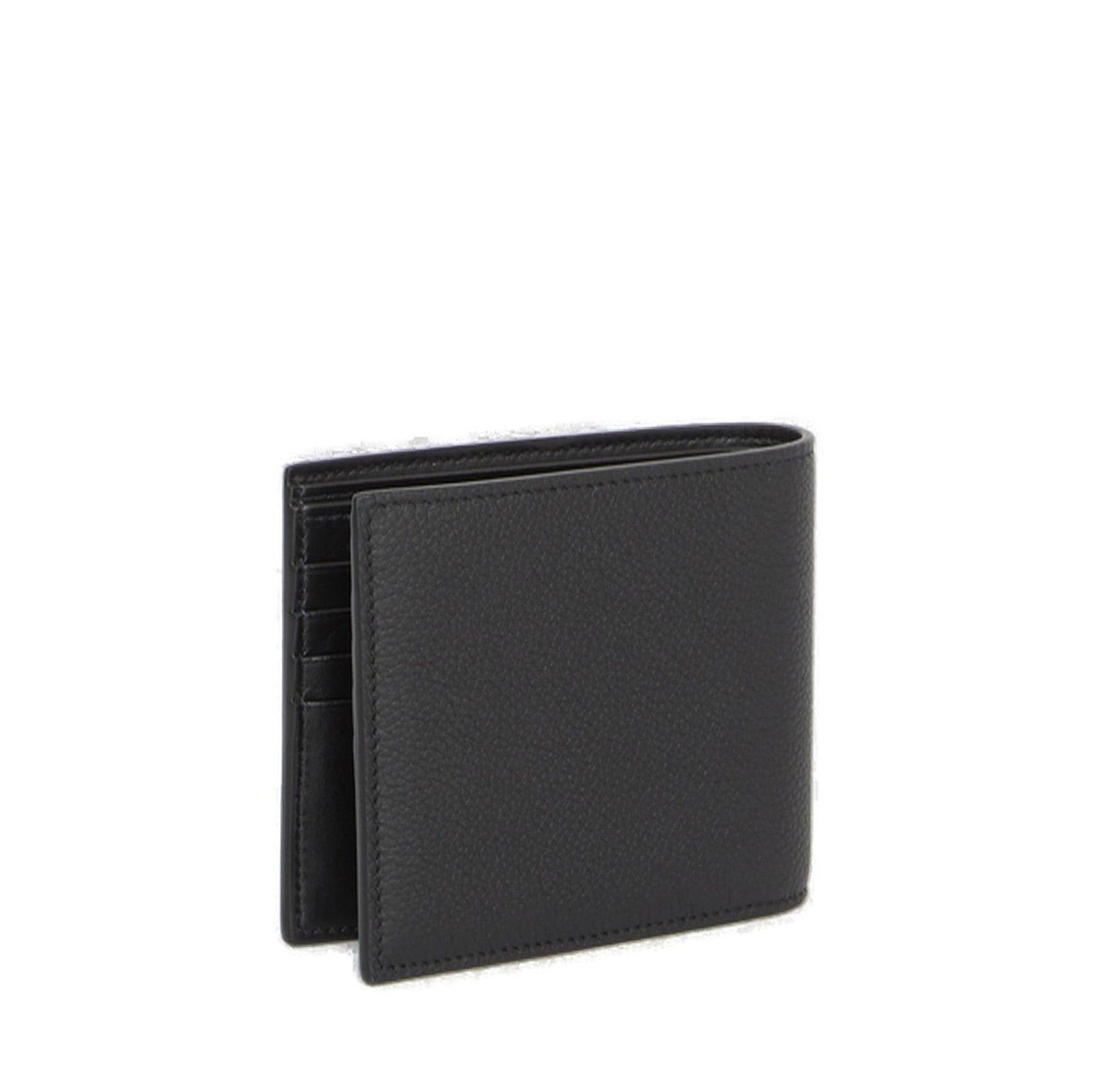 Shop Fendi Signature Bi-fold Wallet In Black
