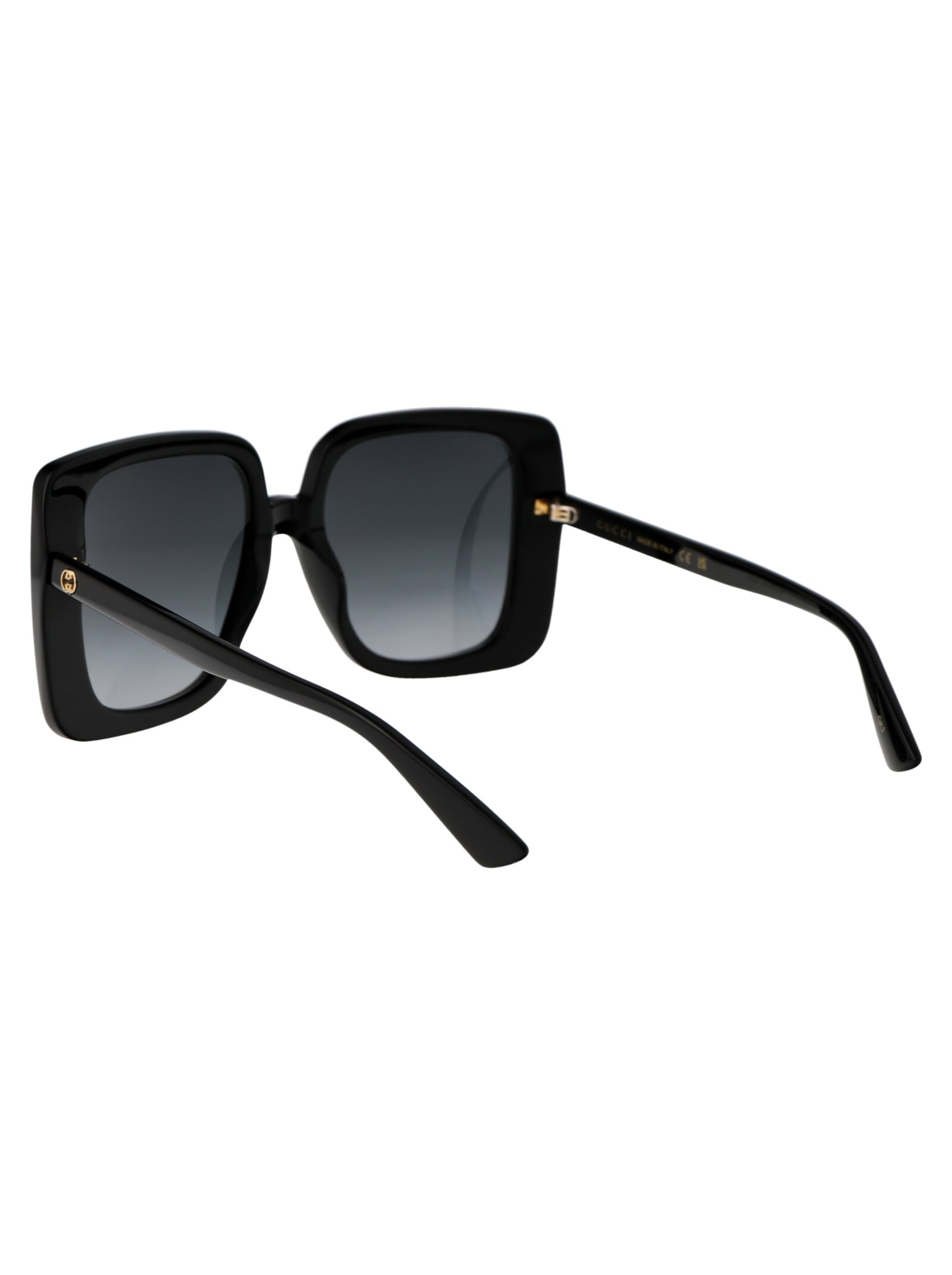 Gucci Grey Square Ladies Sunglasses Gg1314s 001 55 In Black