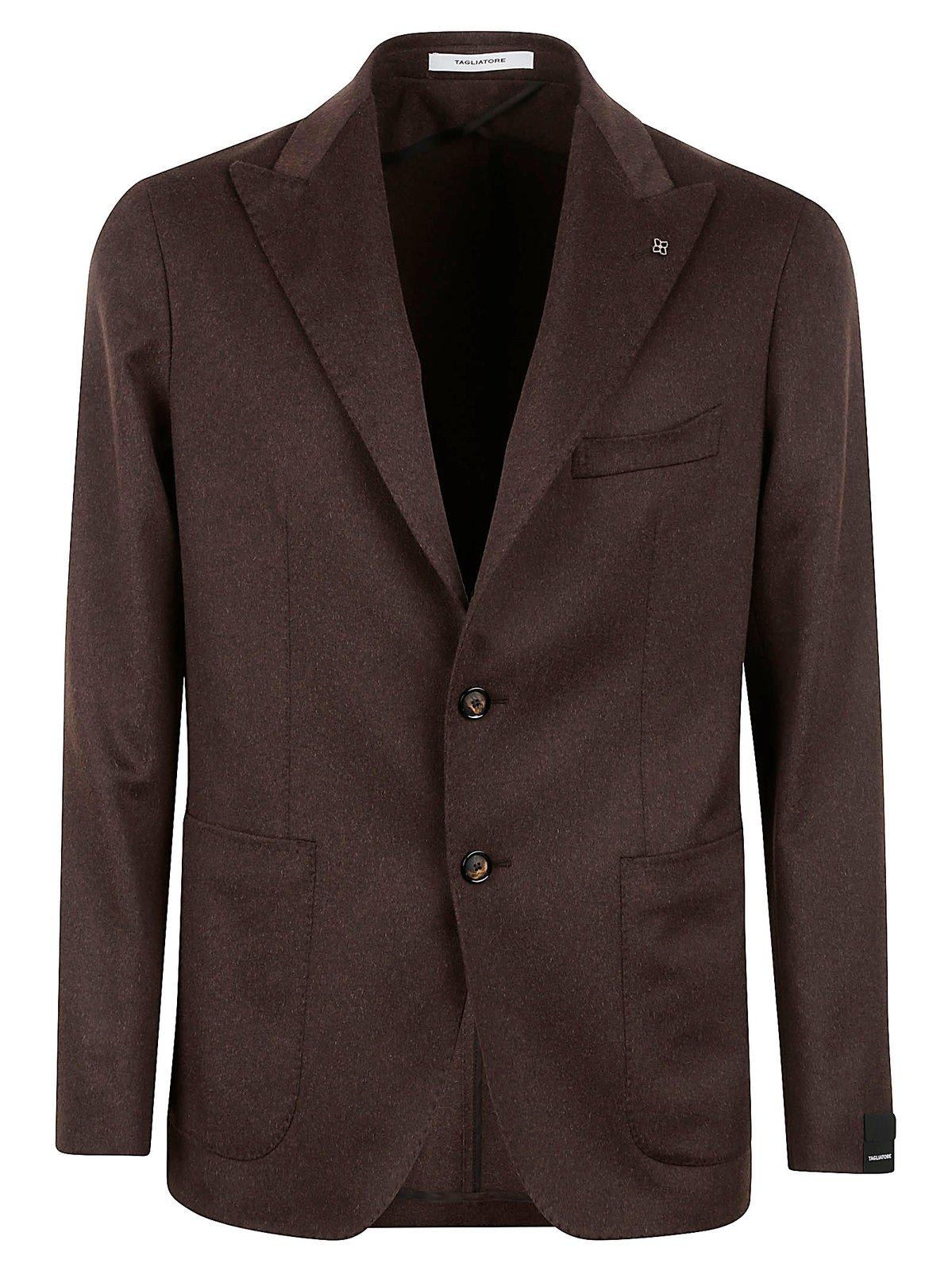 Pocketed Single-breasted Blazer