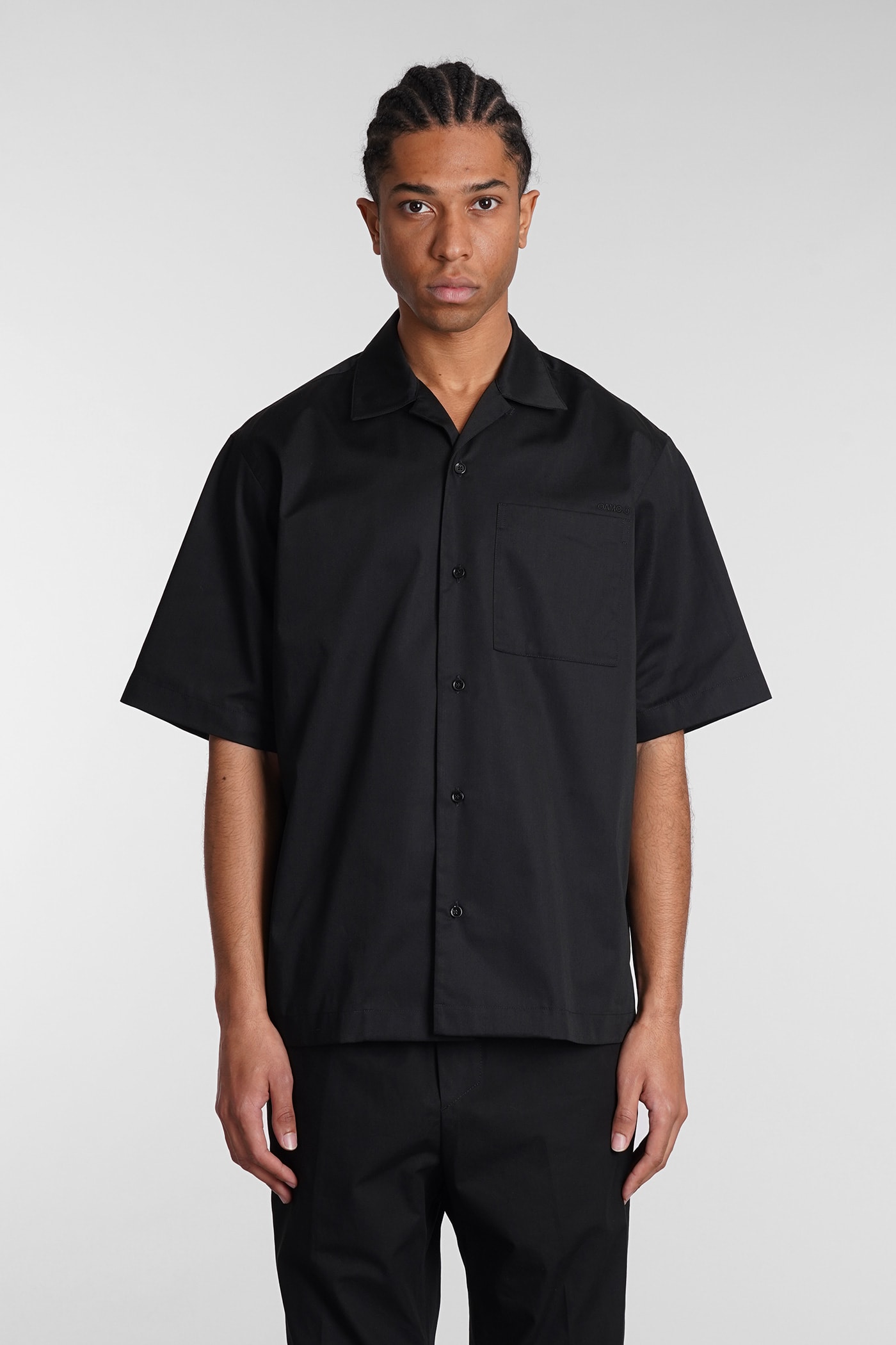 Oamc Shirt In Black Polyester
