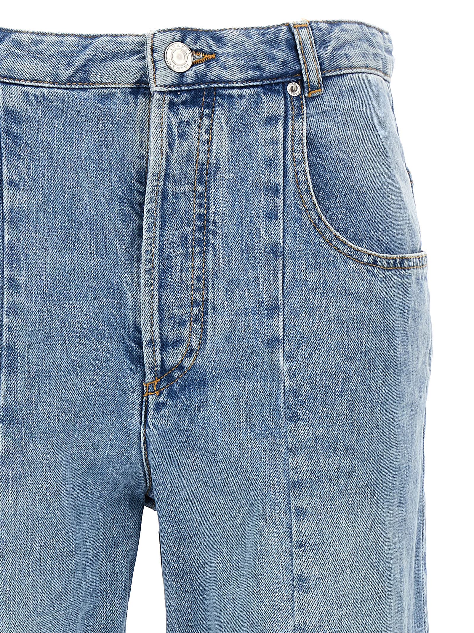 Isabel Marant Blue Norela Jeans In Light Blue