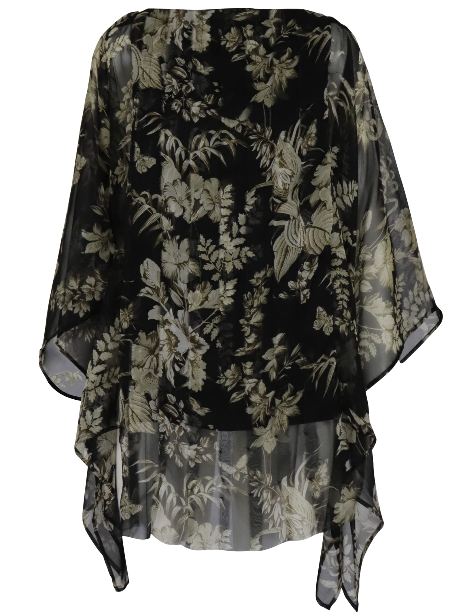 Etro Rouches Blouse In Black