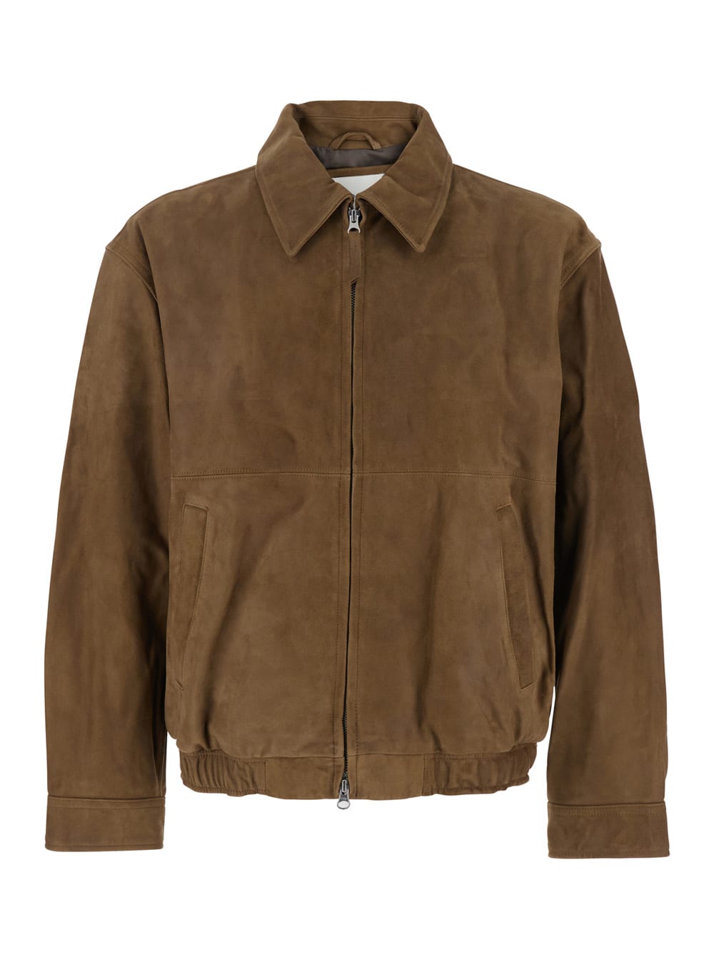 Dunst Unisex Suede Drizzler Jacket In Brown