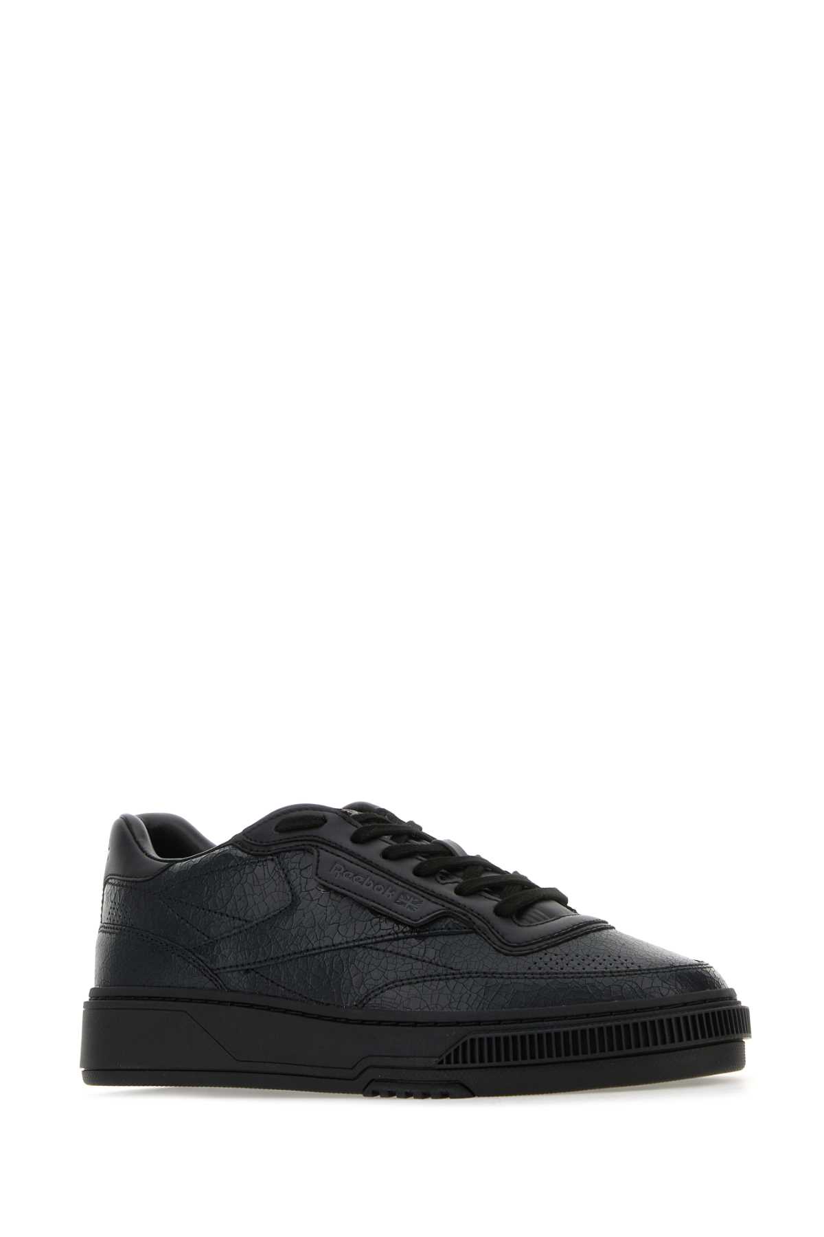 Shop Reebok Black Leather Club C Ltd Sneakers