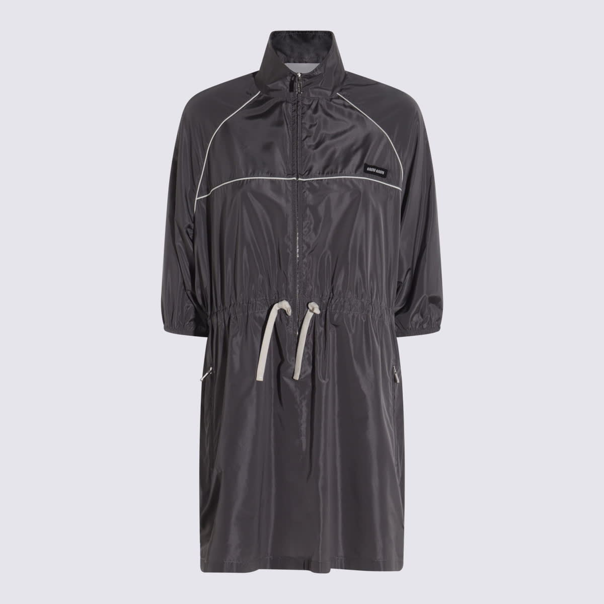 Miu Miu Grey Dress In Gray