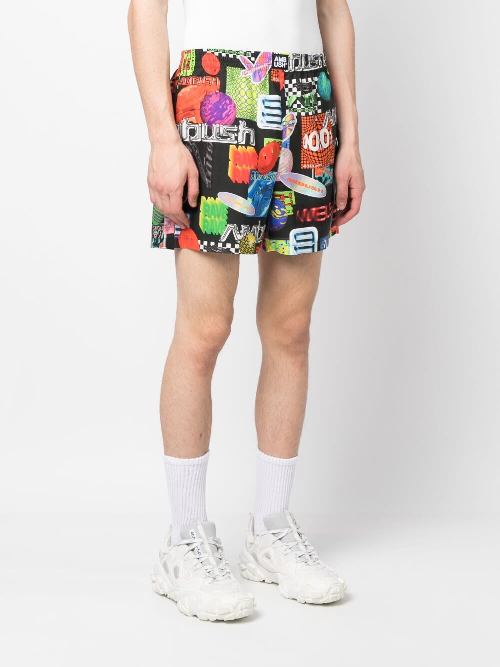 Ambush Printed Shorts In Multi