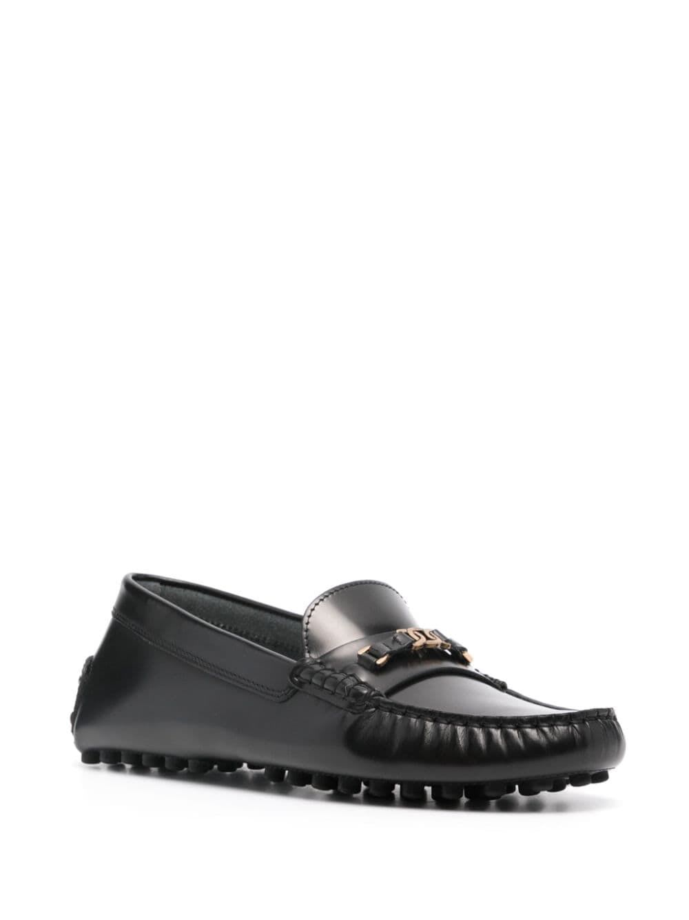 Shop Tod's Loafers In Black