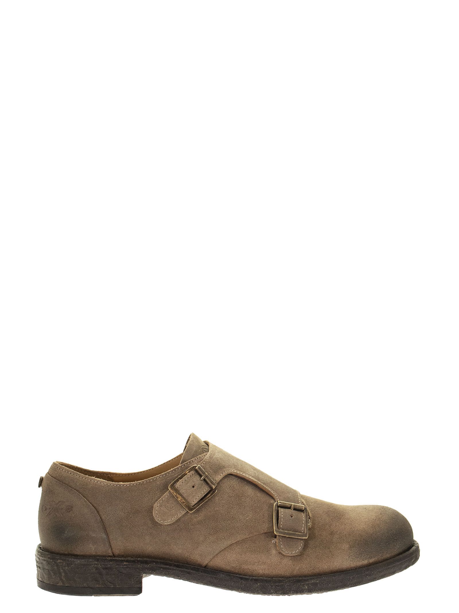 OXS Steve 1050 - Suede Shoe With Buckles