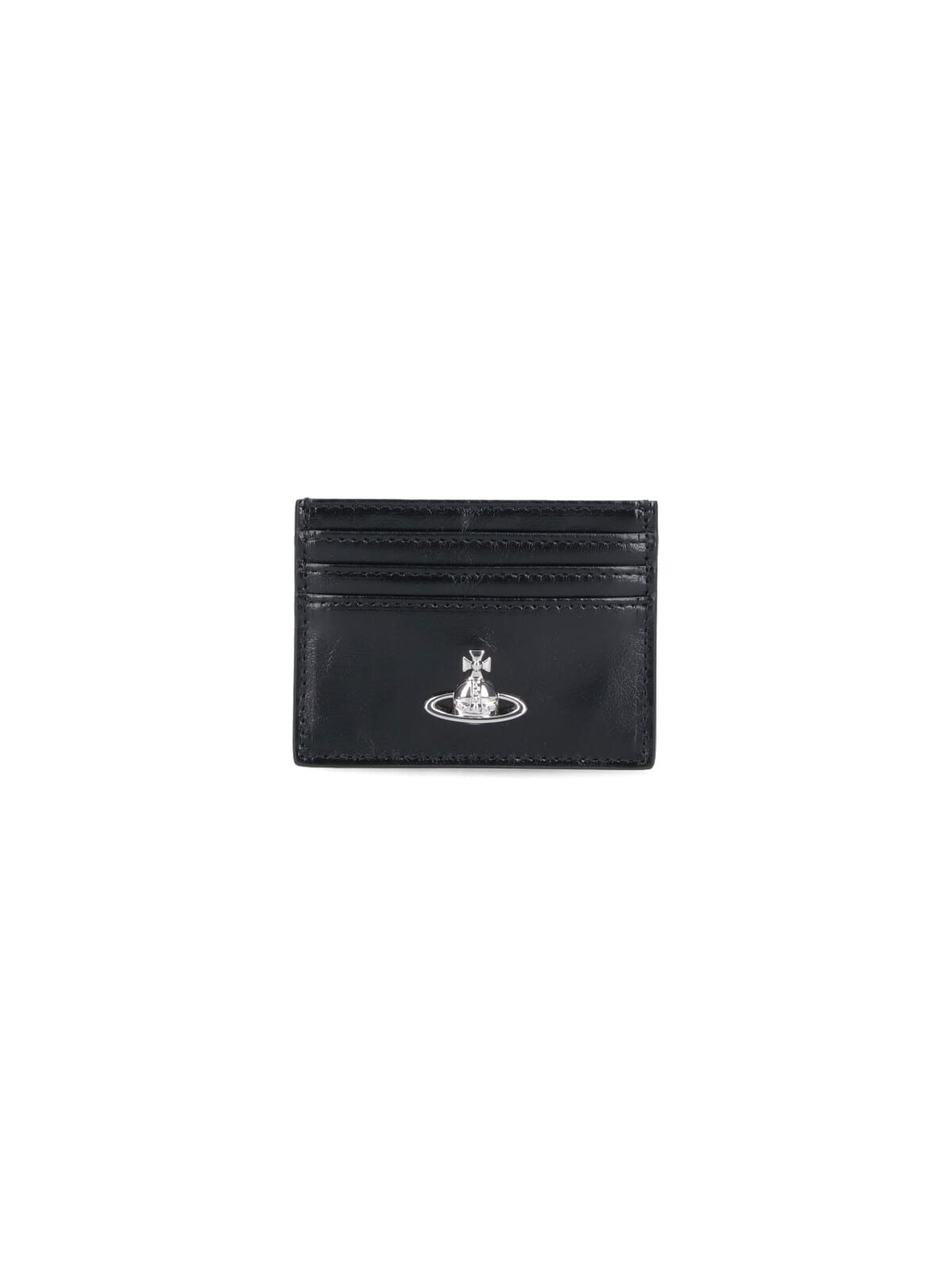 Vivienne Westwood Orb Card Holder In Black