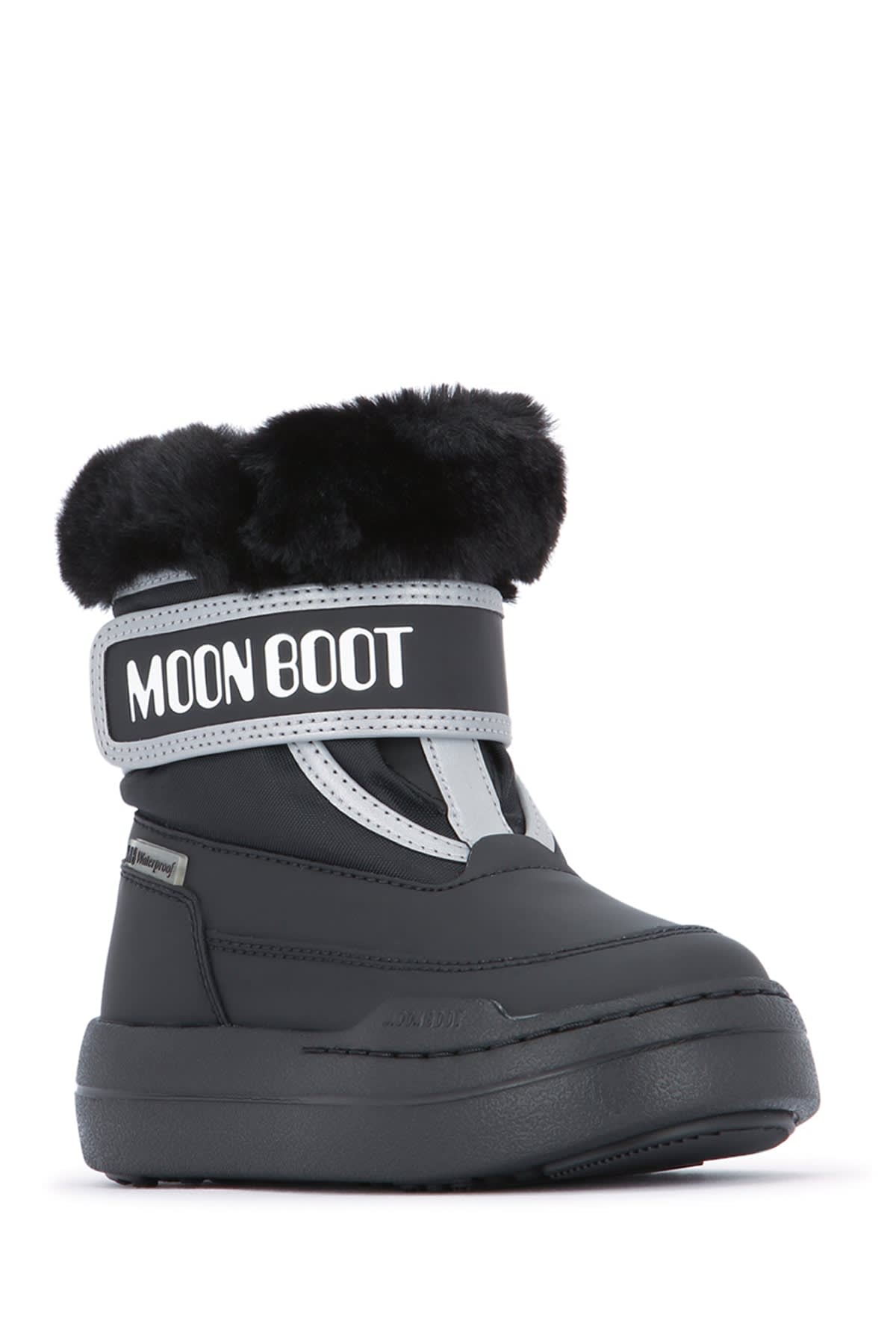 Moon Boot Mb Jr Park Strap In Black