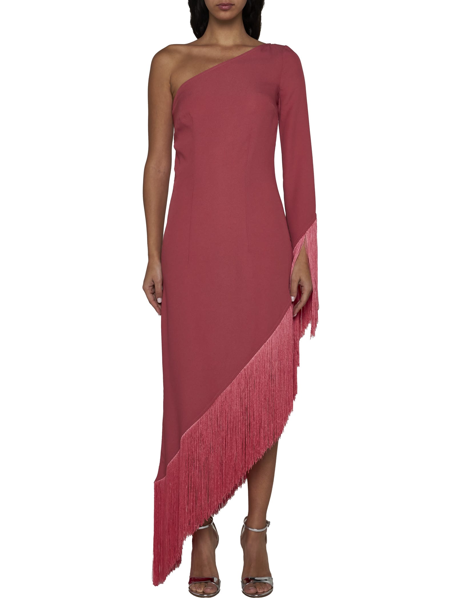 Shop Taller Marmo Dress In Pink