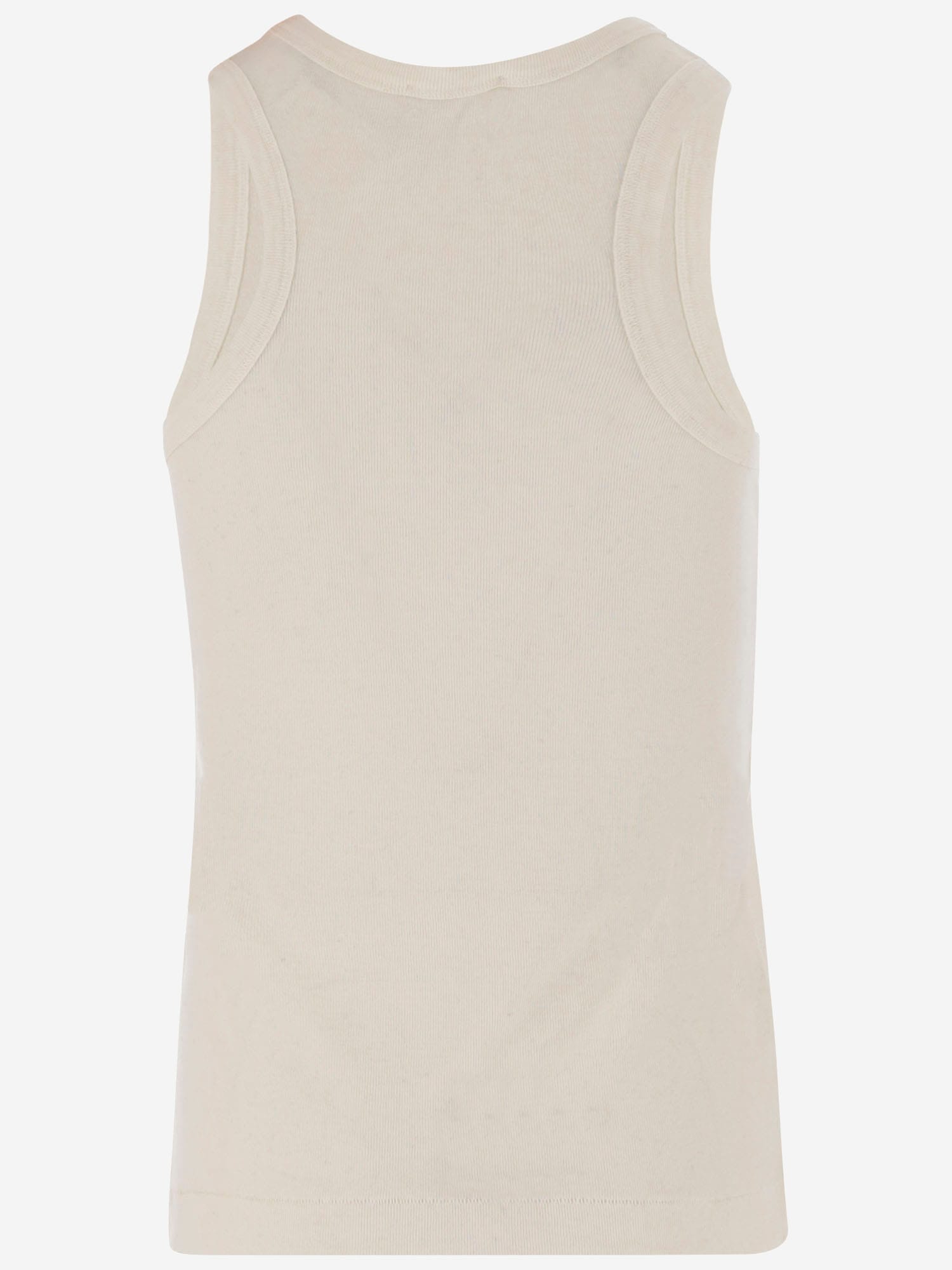 By Malene Birger Lise Tank Top In Lyocell Blend In Neutral