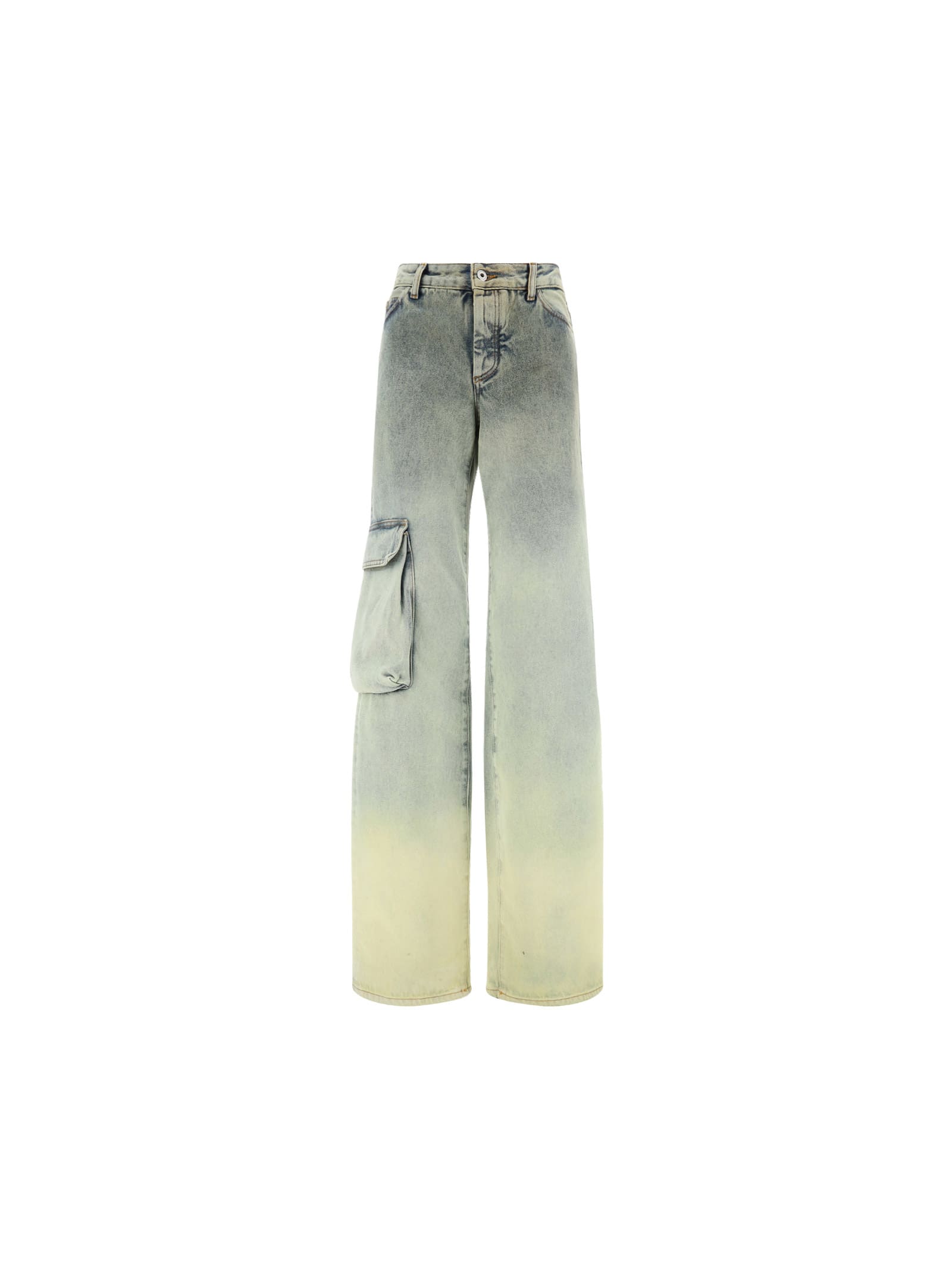 Shop Off-white Toybox Jeans In Azzurro