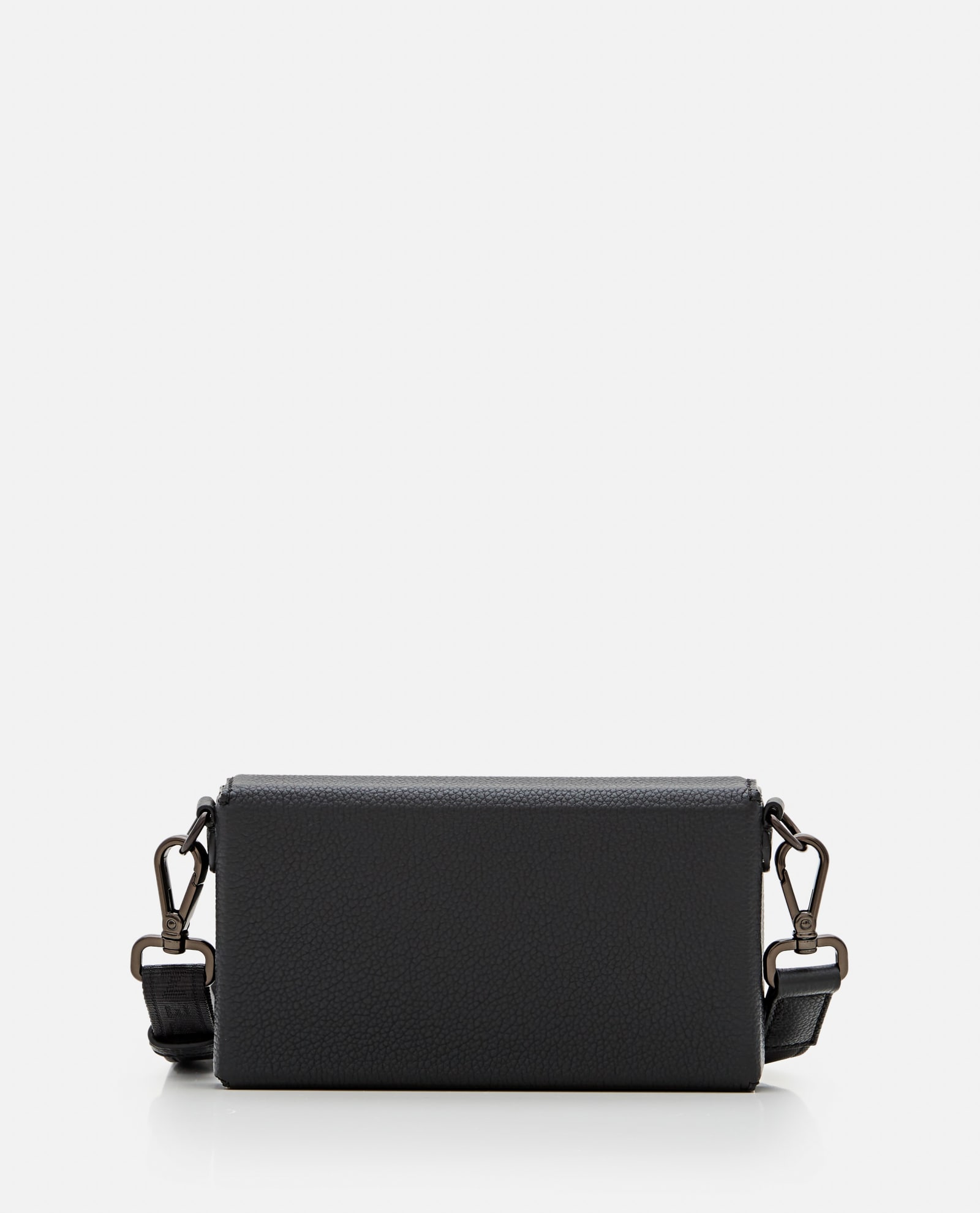 Shop Fendi Phone Pouch Bag In Black