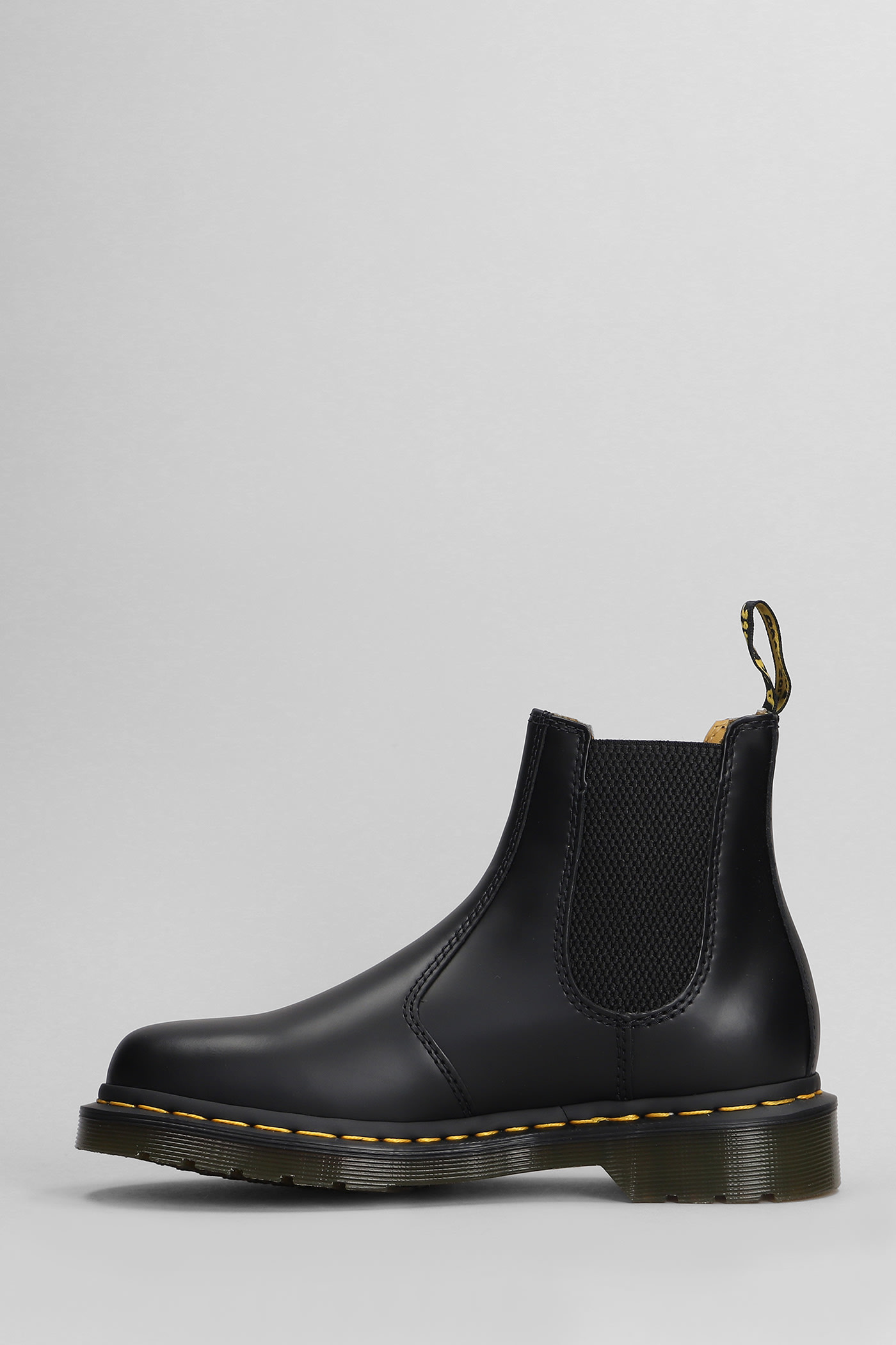 Shop Dr. Martens' 2976 Ys Combat Boots In Black Leather