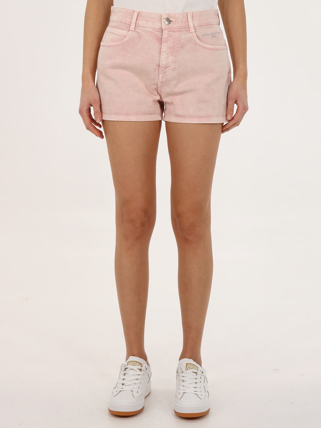 Stella McCartney Embroidered Pink Shorts