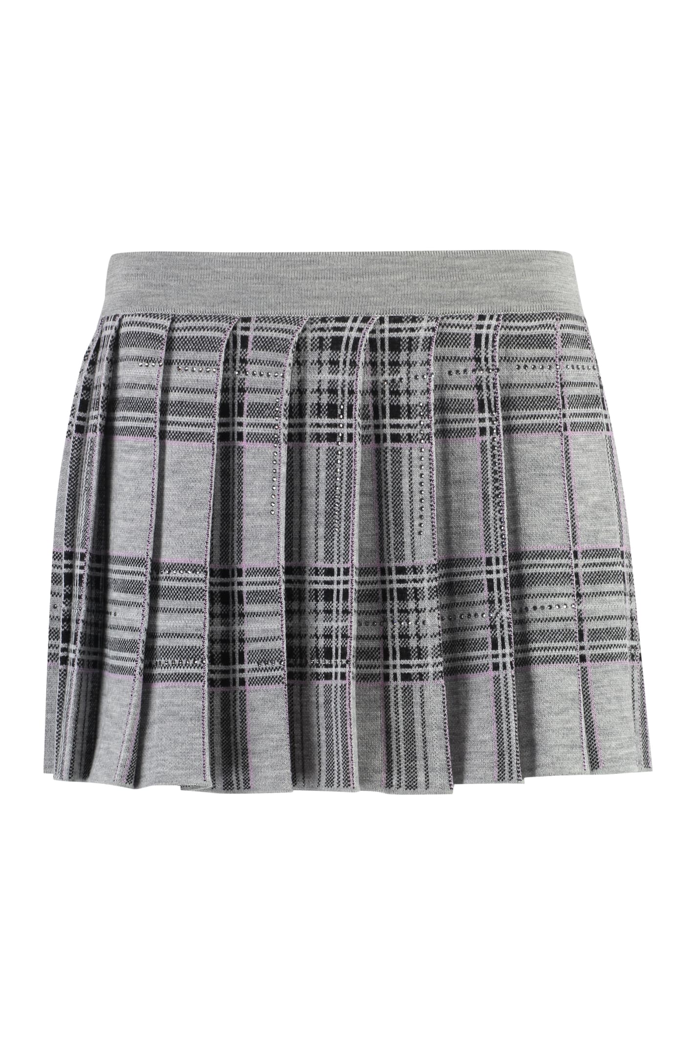 GIUSEPPE DI MORABITO PLEATED KNITTED SKIRT