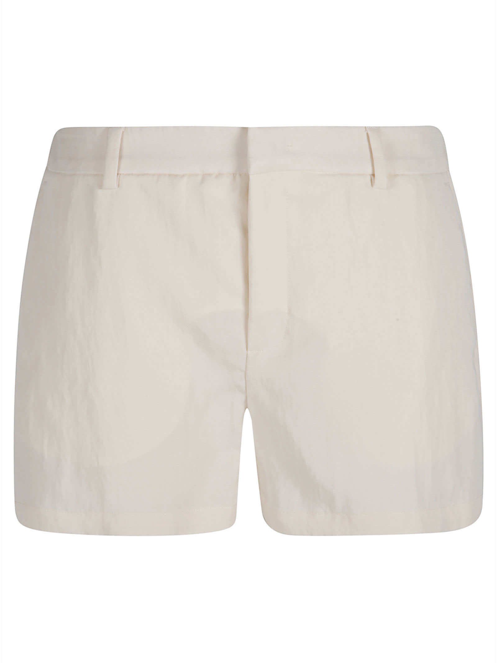 Blumarine Concealed Shorts In Cream