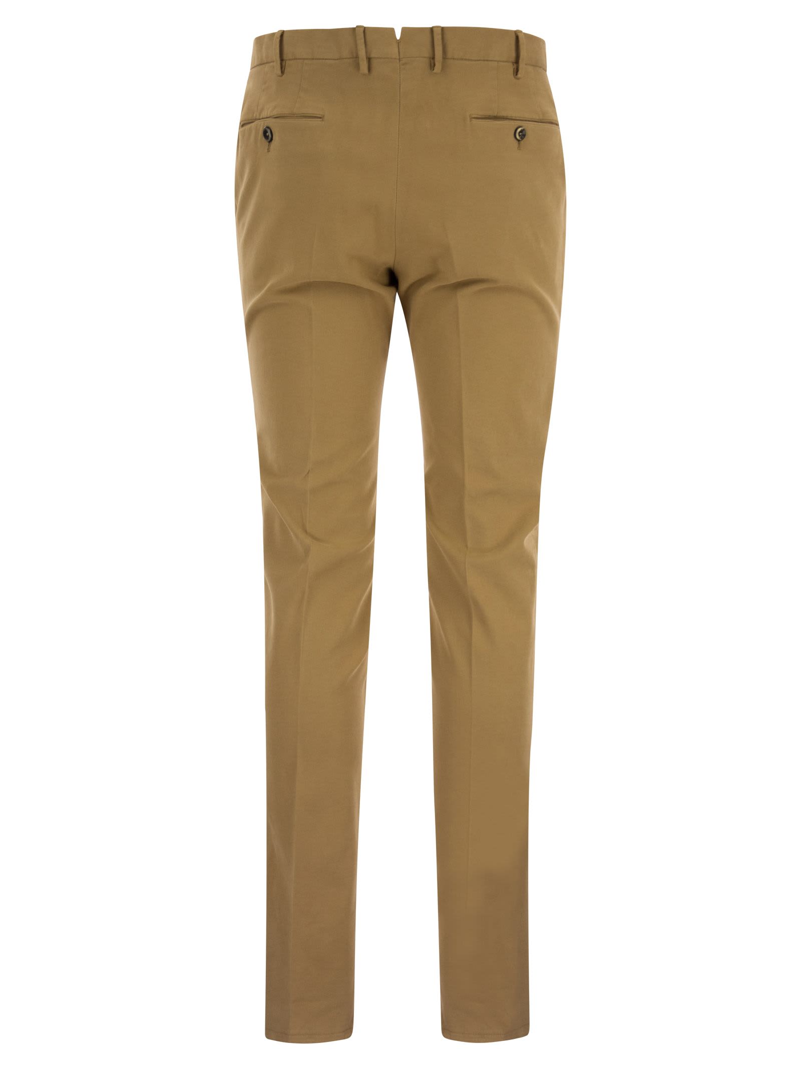 Pt01 Super Slim Trousers In Hazelnut
