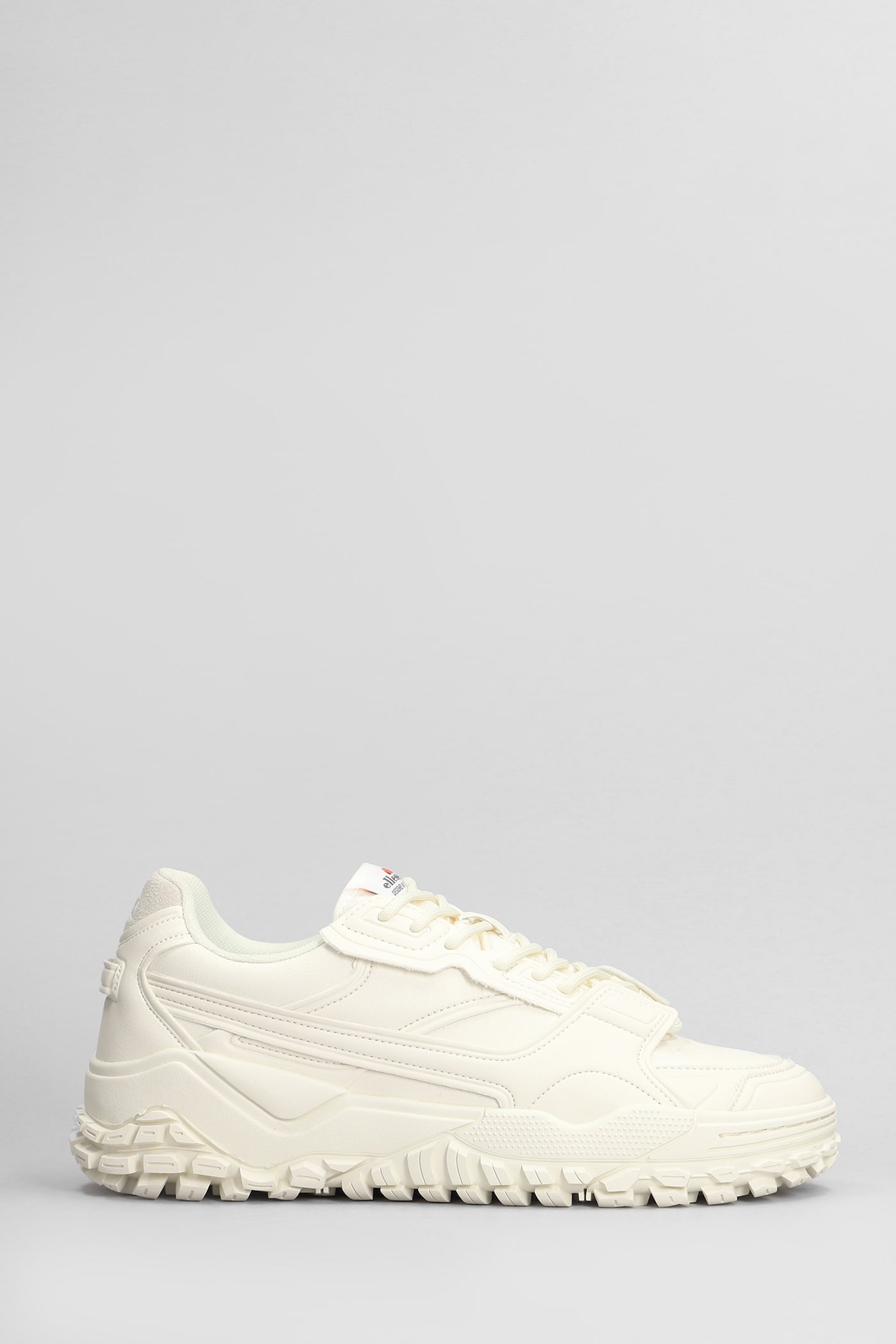 Lsr Pop Sneakers In Beige Leather