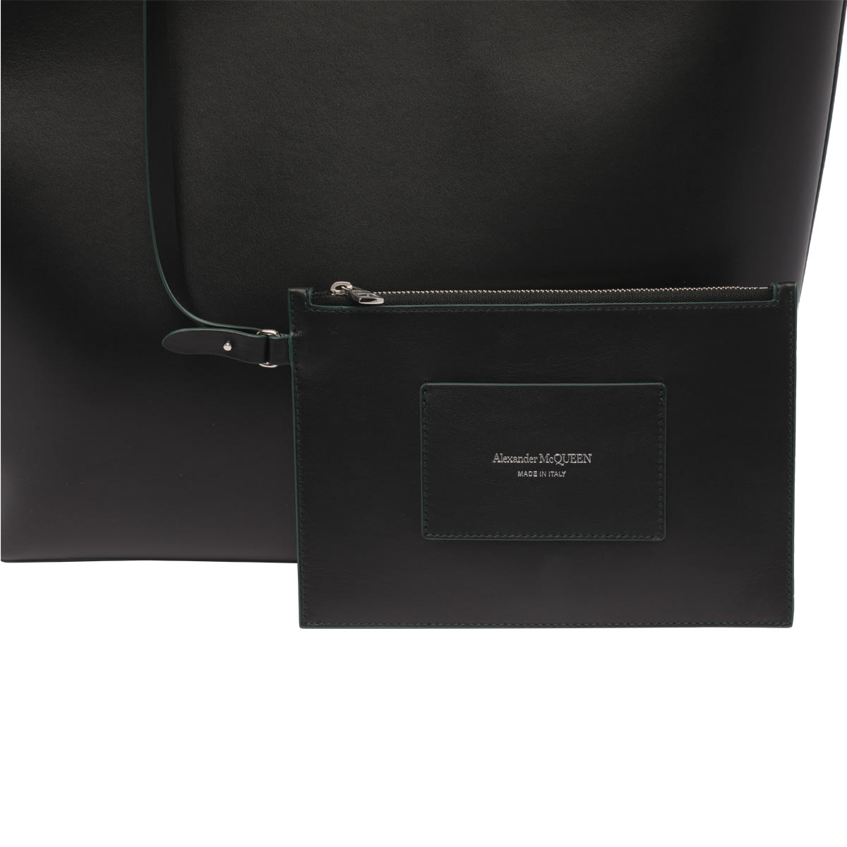 Alexander Mcqueen The Square Tote Bag In Black