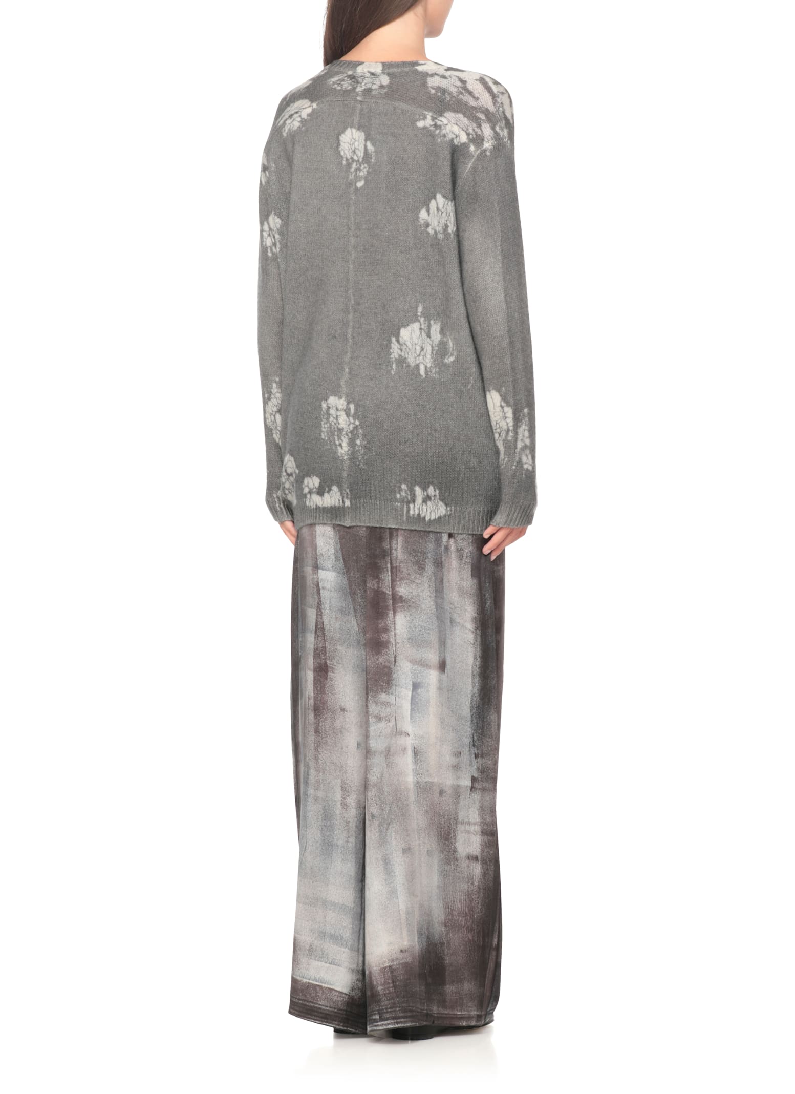 Avant Toi V-neck Cashmere Sweater In Gray