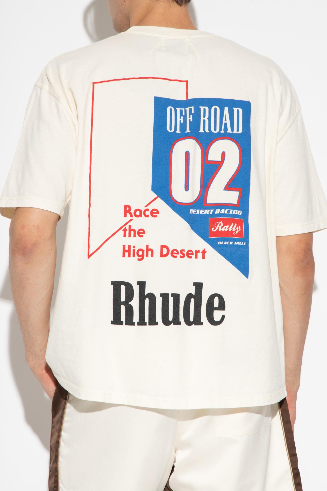 Rhude Bandana Track Shirt Xs / Blue