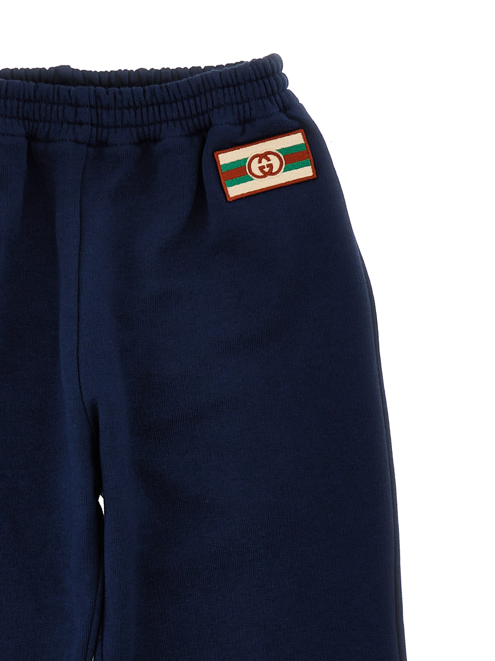 Shop Gucci Logo Embroidered Joggers