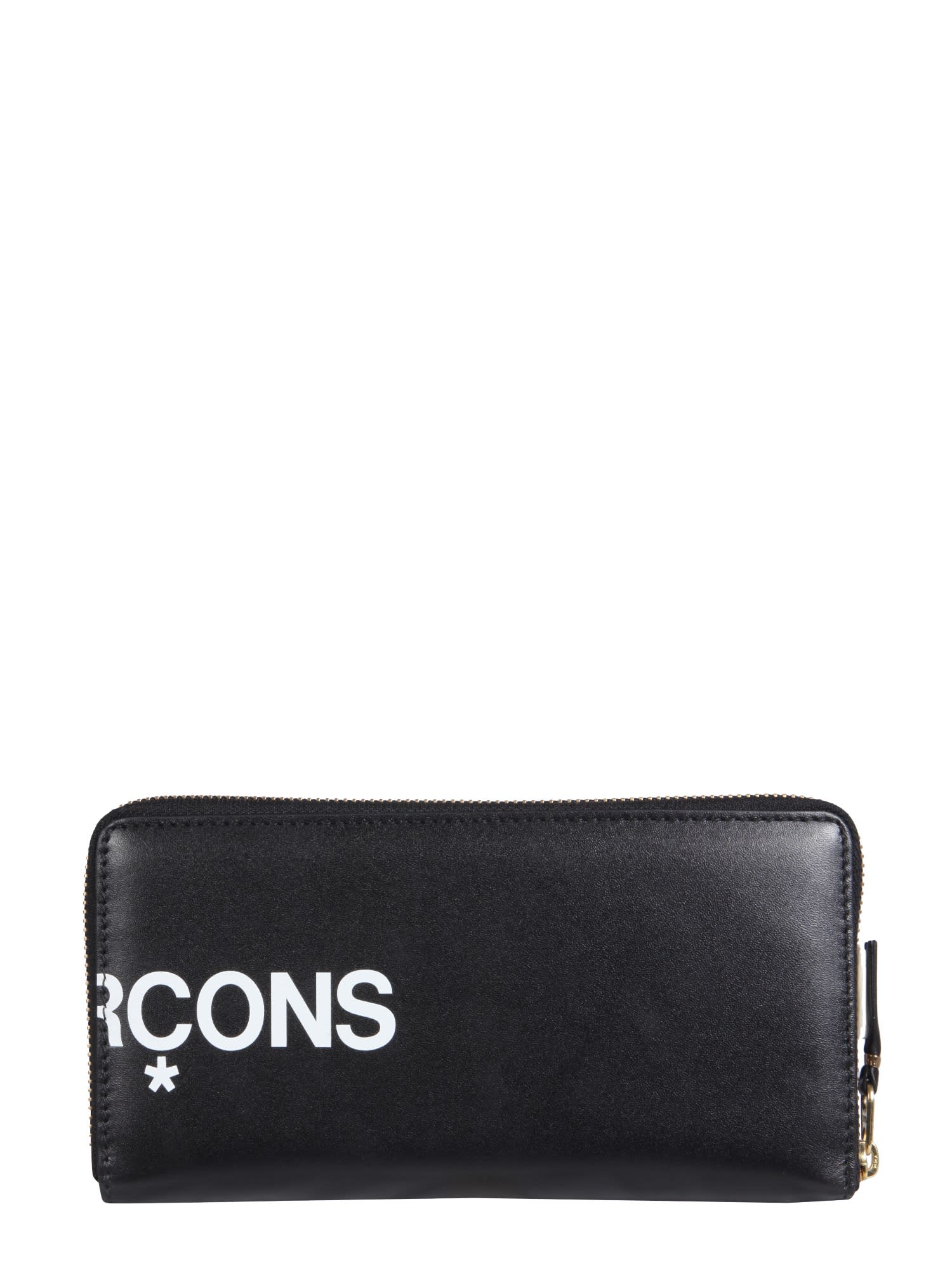 Shop Comme Des Garçons Wallet With Zip In Black